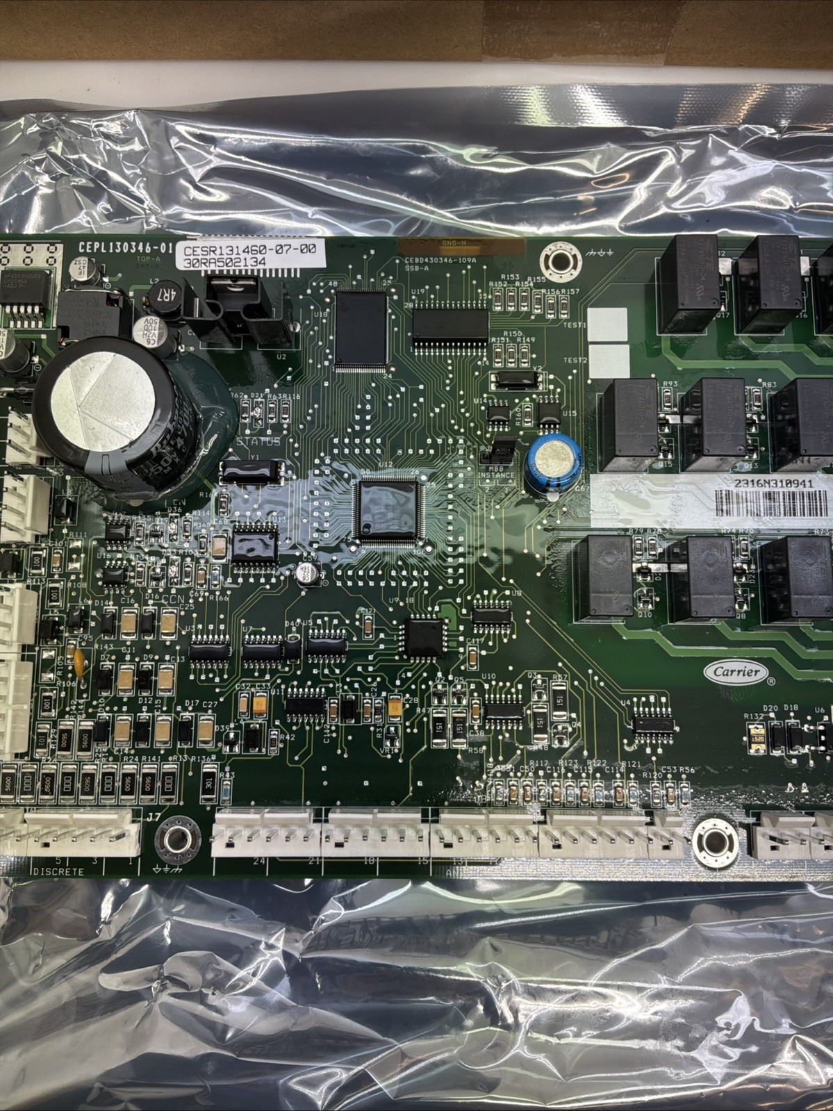 Carrier CEPL130346-01 M1 Base Board CESR131460-07-00 30RA502134 PCB NIB