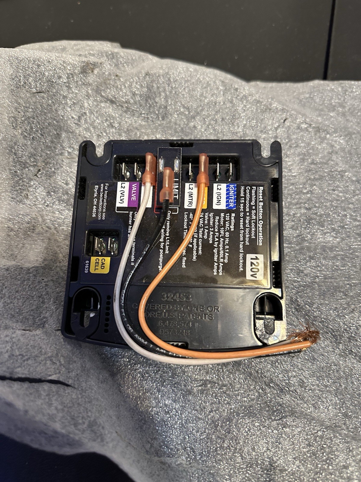 BECKETT GeniSys 7505 120-Volt Oil Burner Control – 7505P1515U
