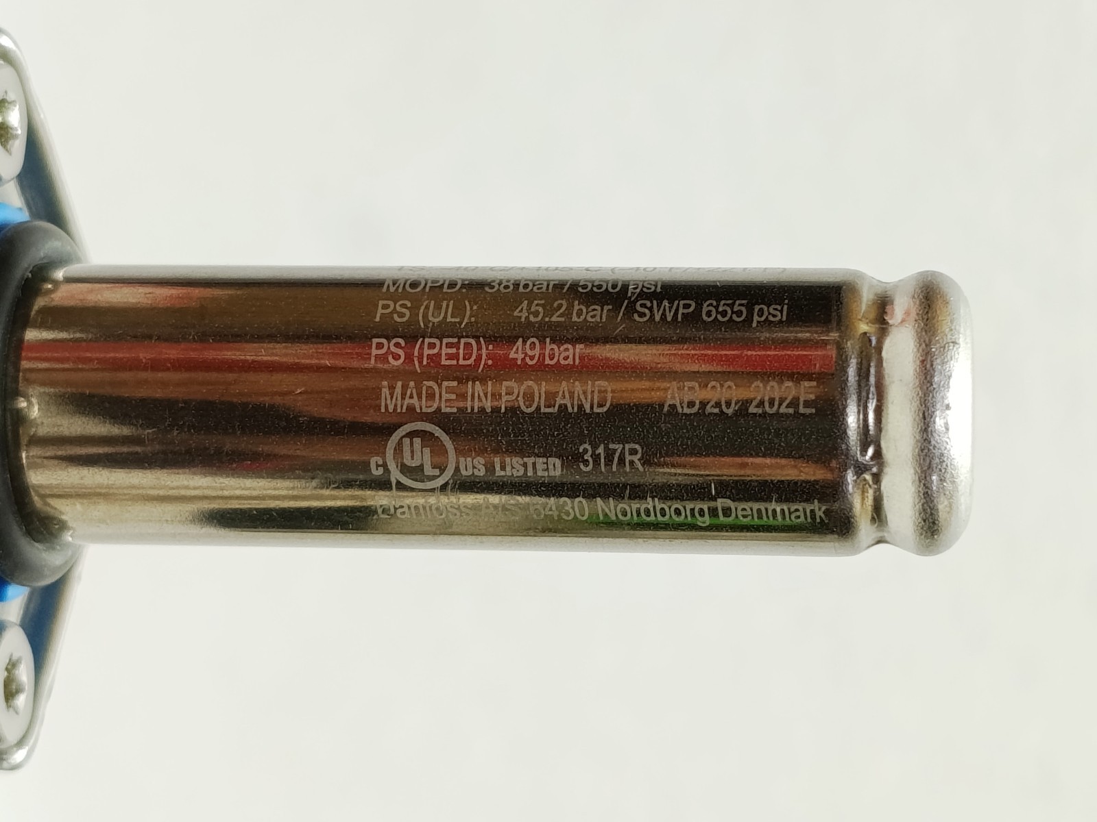 Danfoss Solenoid Valve EVR 6 NC 3/8″ ODF Solder – 032L1212 HVAC/Refrigeration