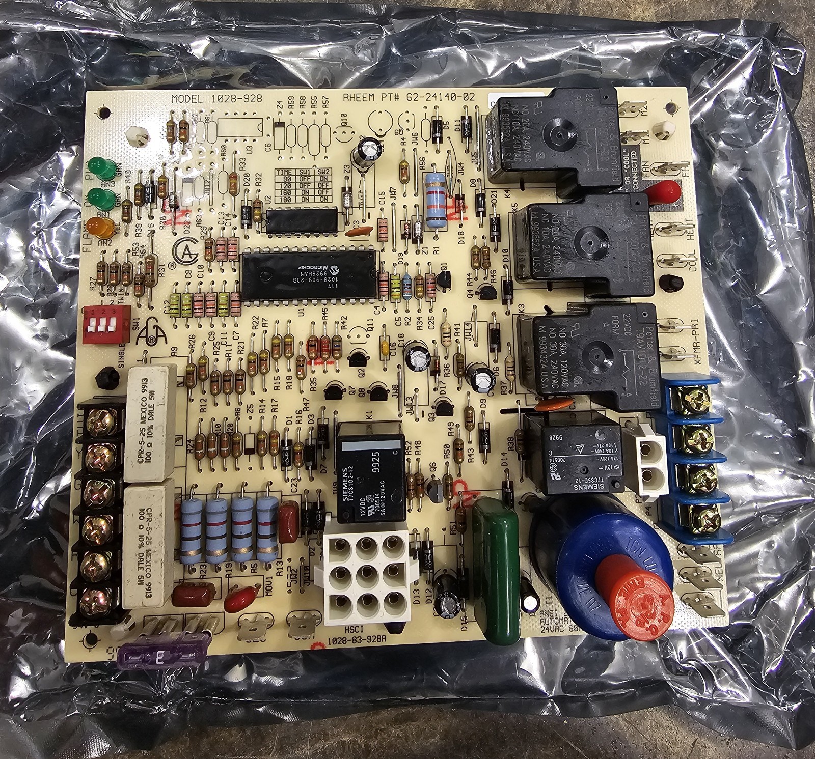 Universal Parts 62-24140-02 Furnace Control Circuit Board Rheem Rudd