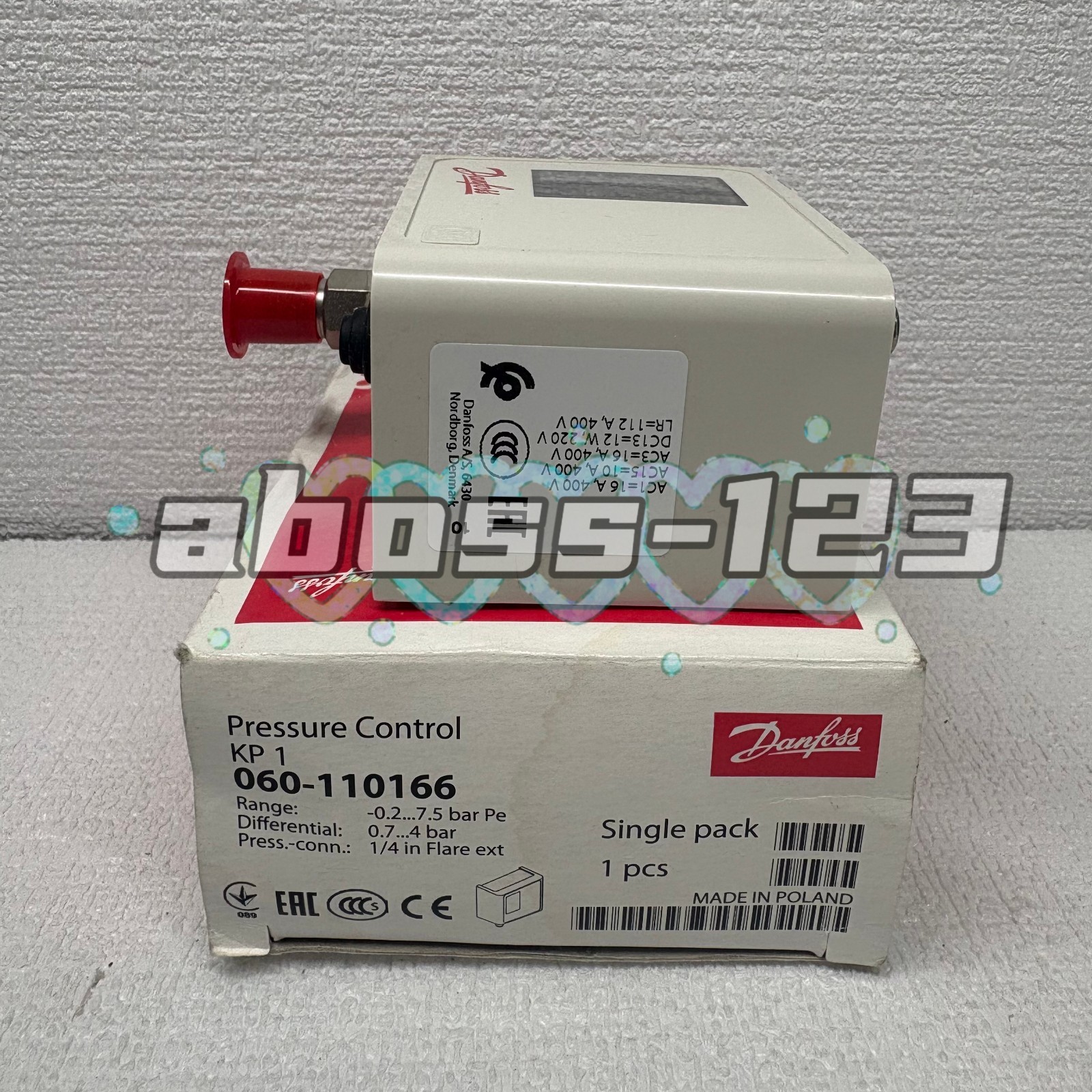Danfoss 060-110166 KP1 Pressure switch#1pcs New In Box