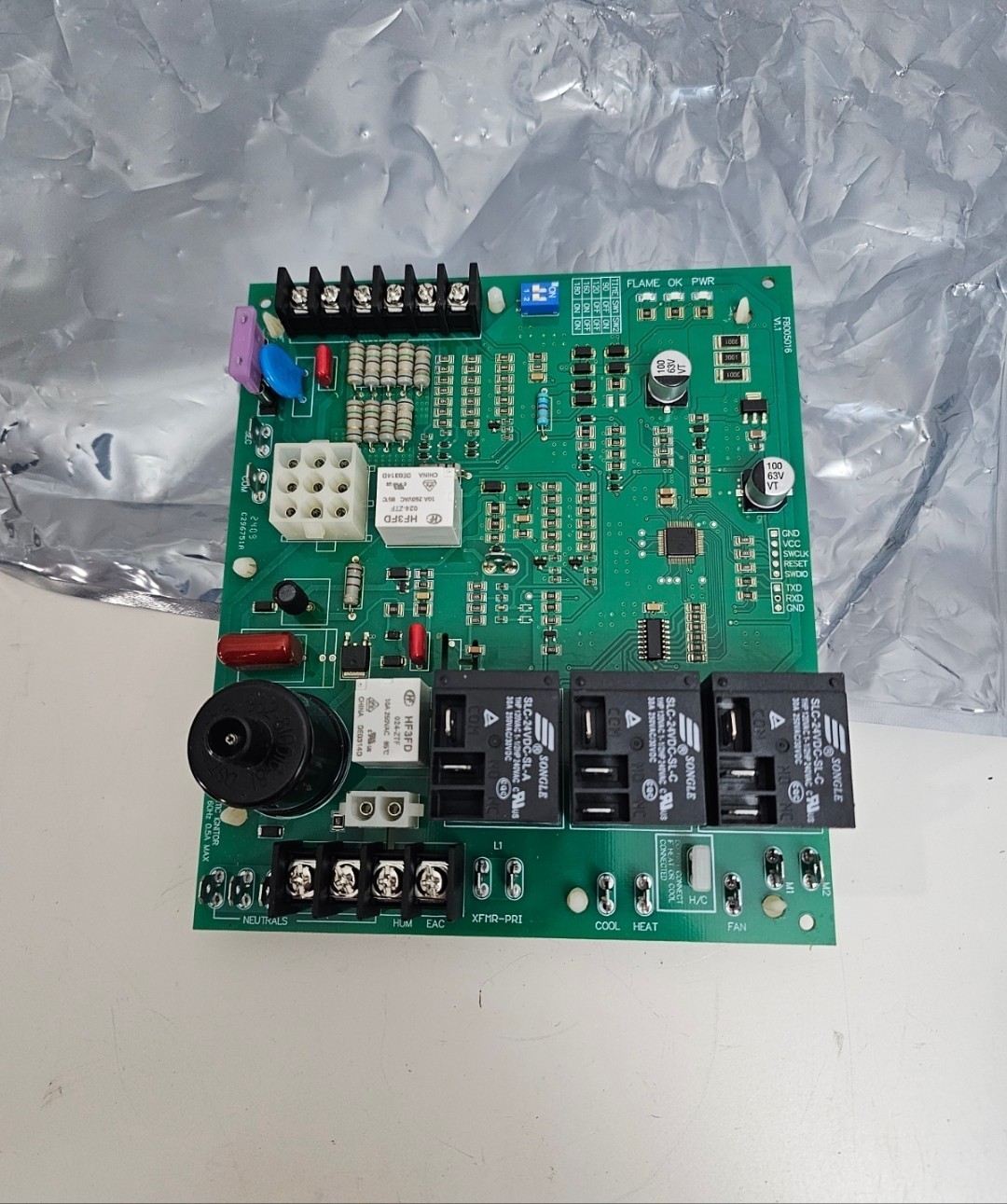 ICM292 Gas Furnace Control Board Rheem Ruud 62-24140-04 / 62-24140-02 / 62-24140