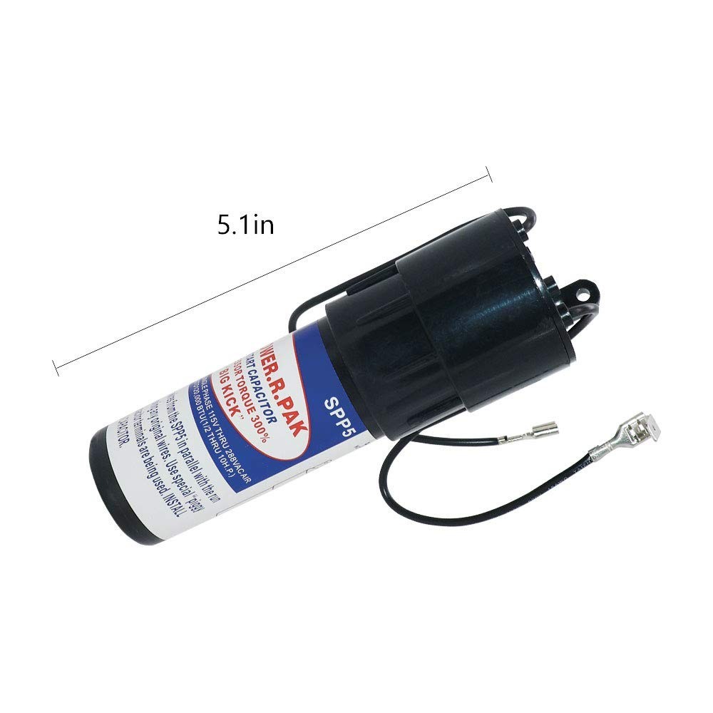 Hard Start Capacitor Relay 1/2-10 H.P. 115-288V AC