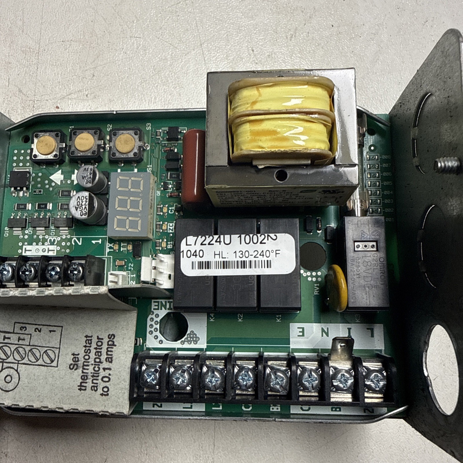 Honeywell L7224U-1002 Electronic Oil Aquastat