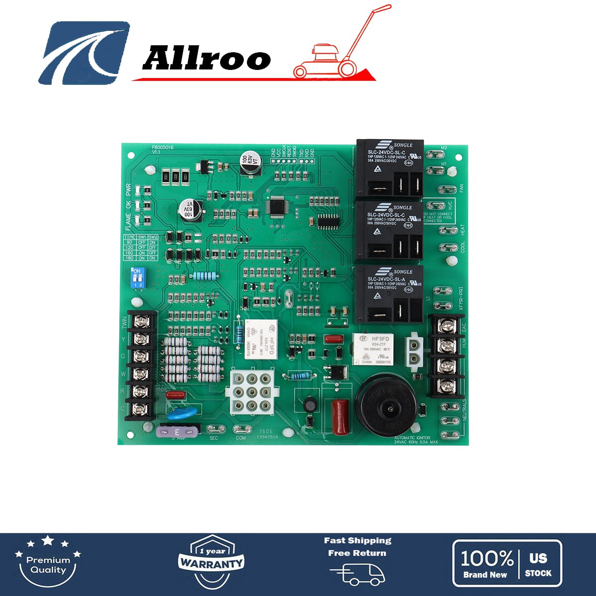 1028-928 High Quality Furnace Control Board Replaces 62-24140-02