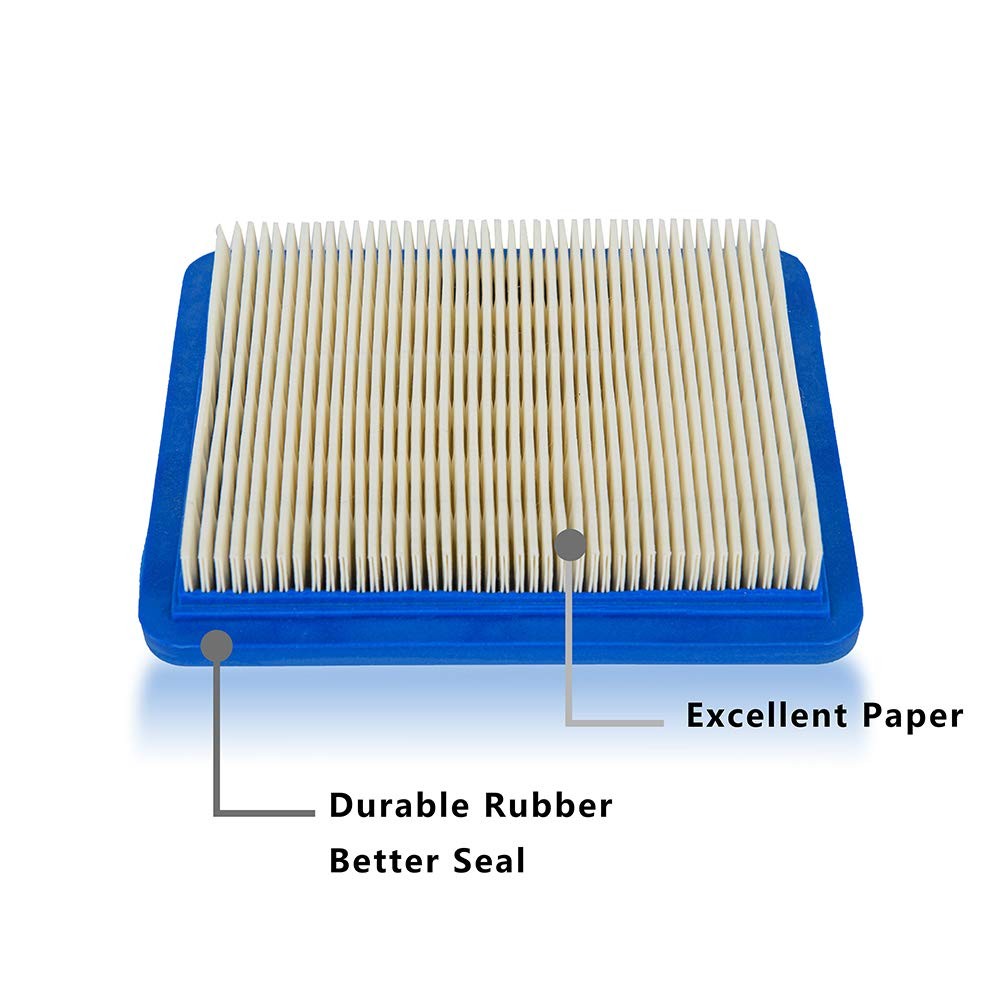 HEYZLASS 5 Pack 491588S Air Filter, Compatible with 491588 4915885 Blue+White