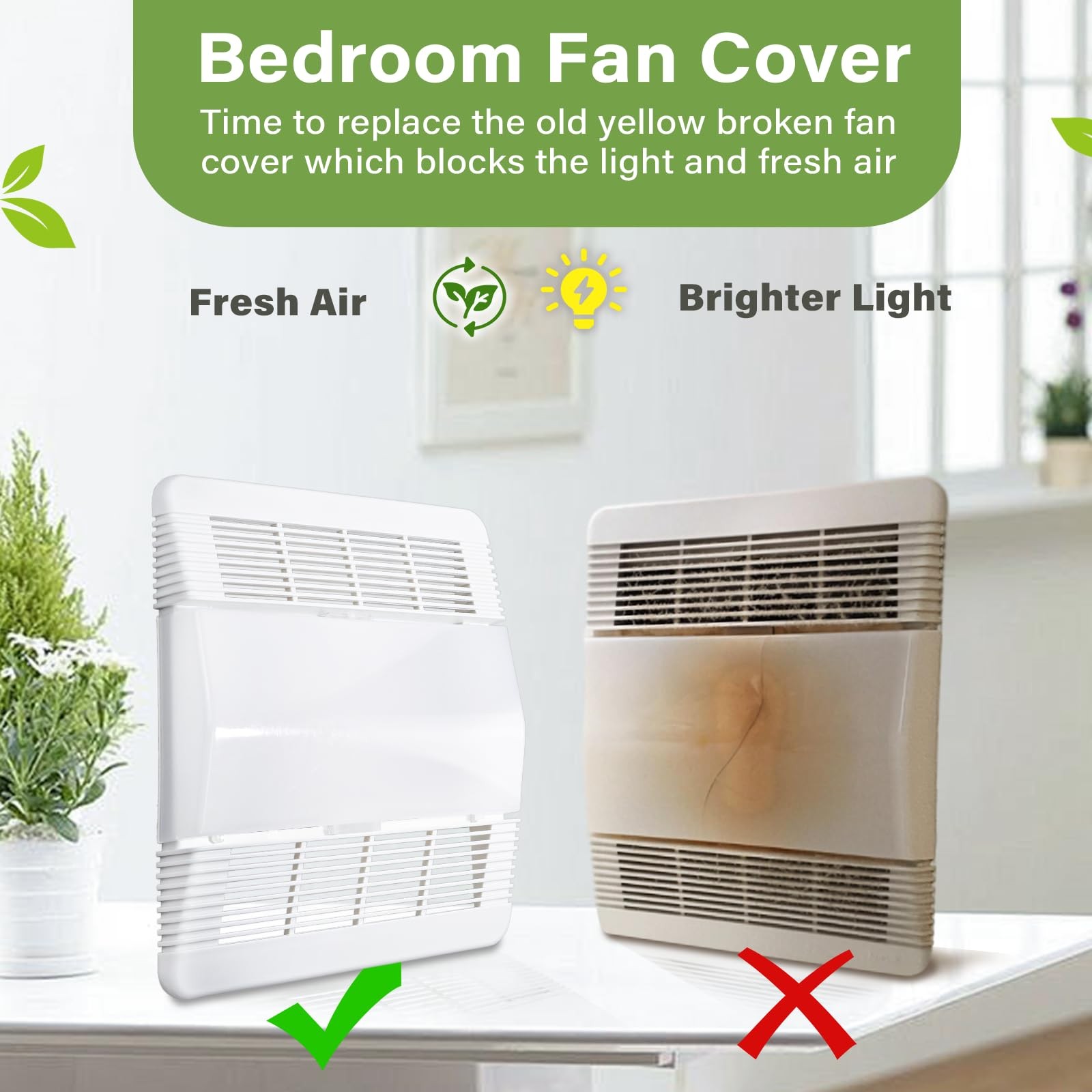 Fan Grille Lens for Broan Nutone 763RL 769RL Bathroom Exhaust Cover