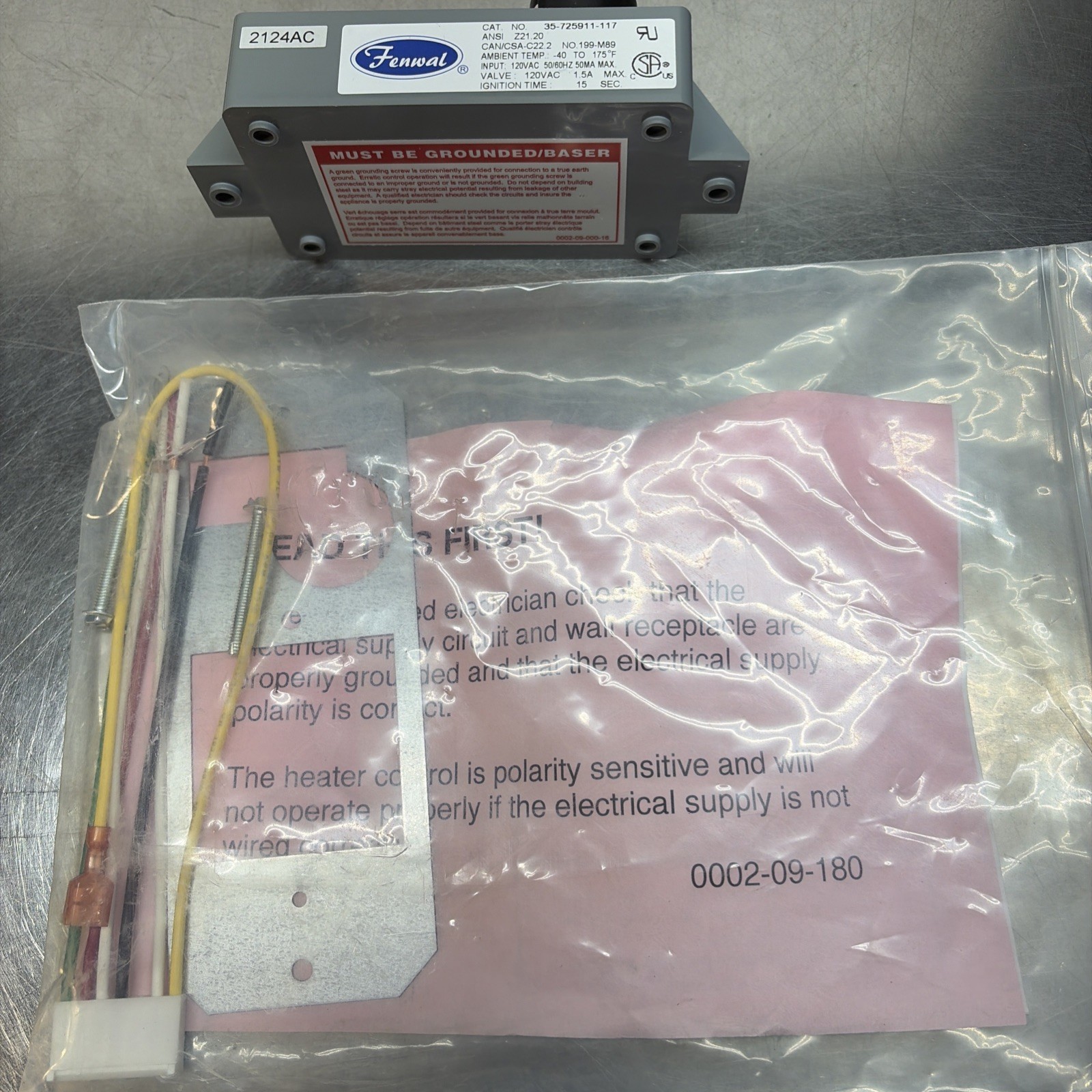 FENWAL 35-725911-117 Direct Spark Ignition Control New