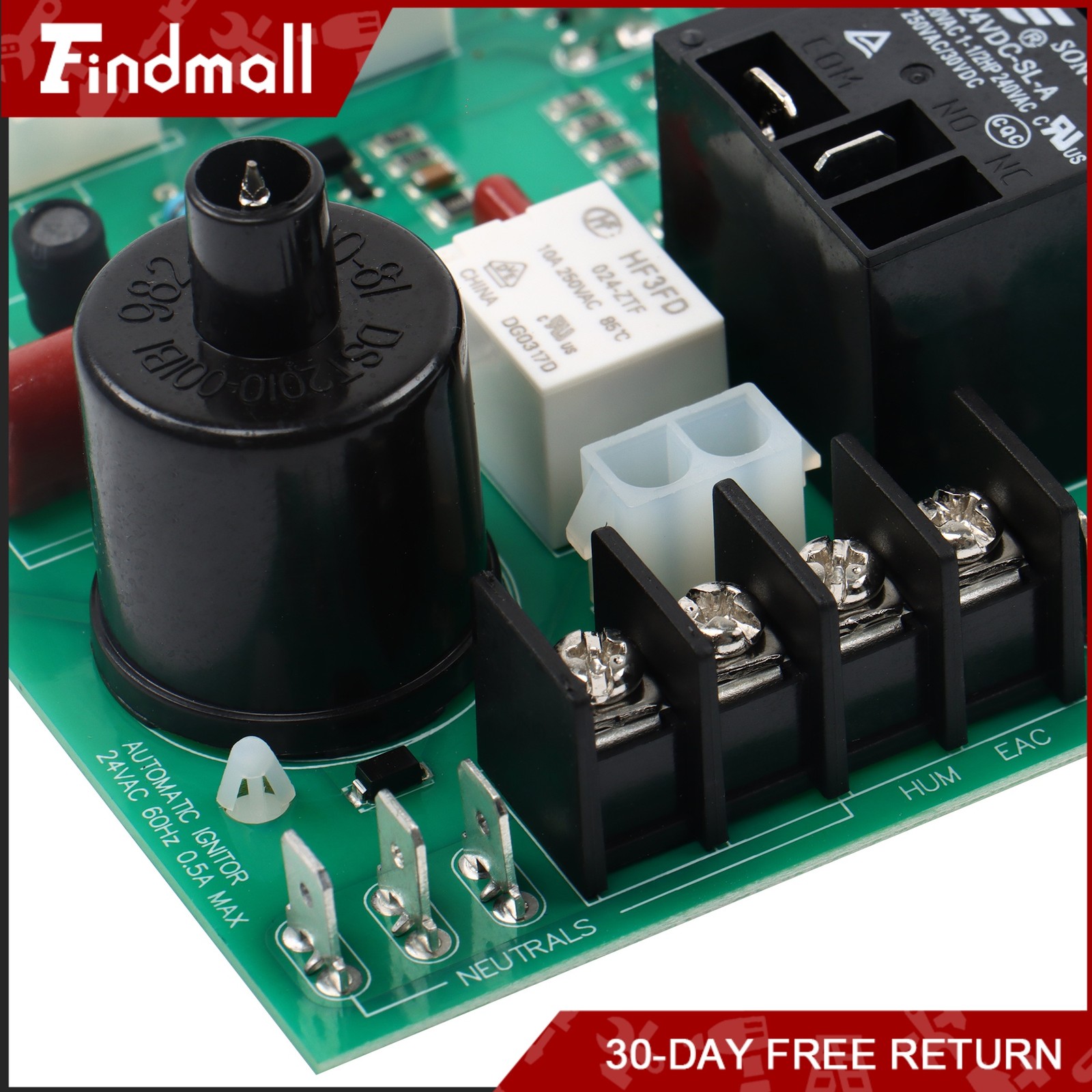 Findmall Furnace Circuit Board 62-24140-02 1028-928 62-24140-04 Control Board