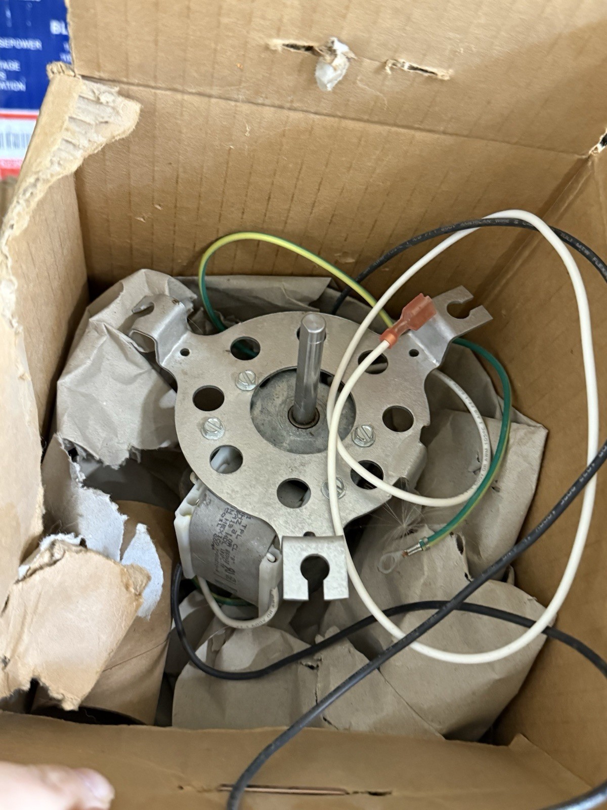Reznor 262444 115V Replacement Motor & Screws Boxed Assembly