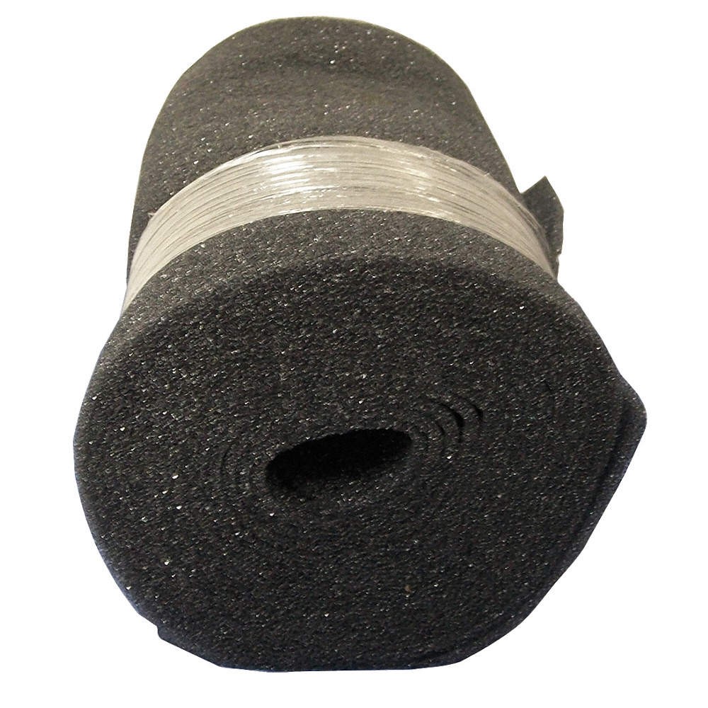 GRAINGER 6U590 Air Filter Roll,36 in.x25 ft.x1/4 in. 6U590
