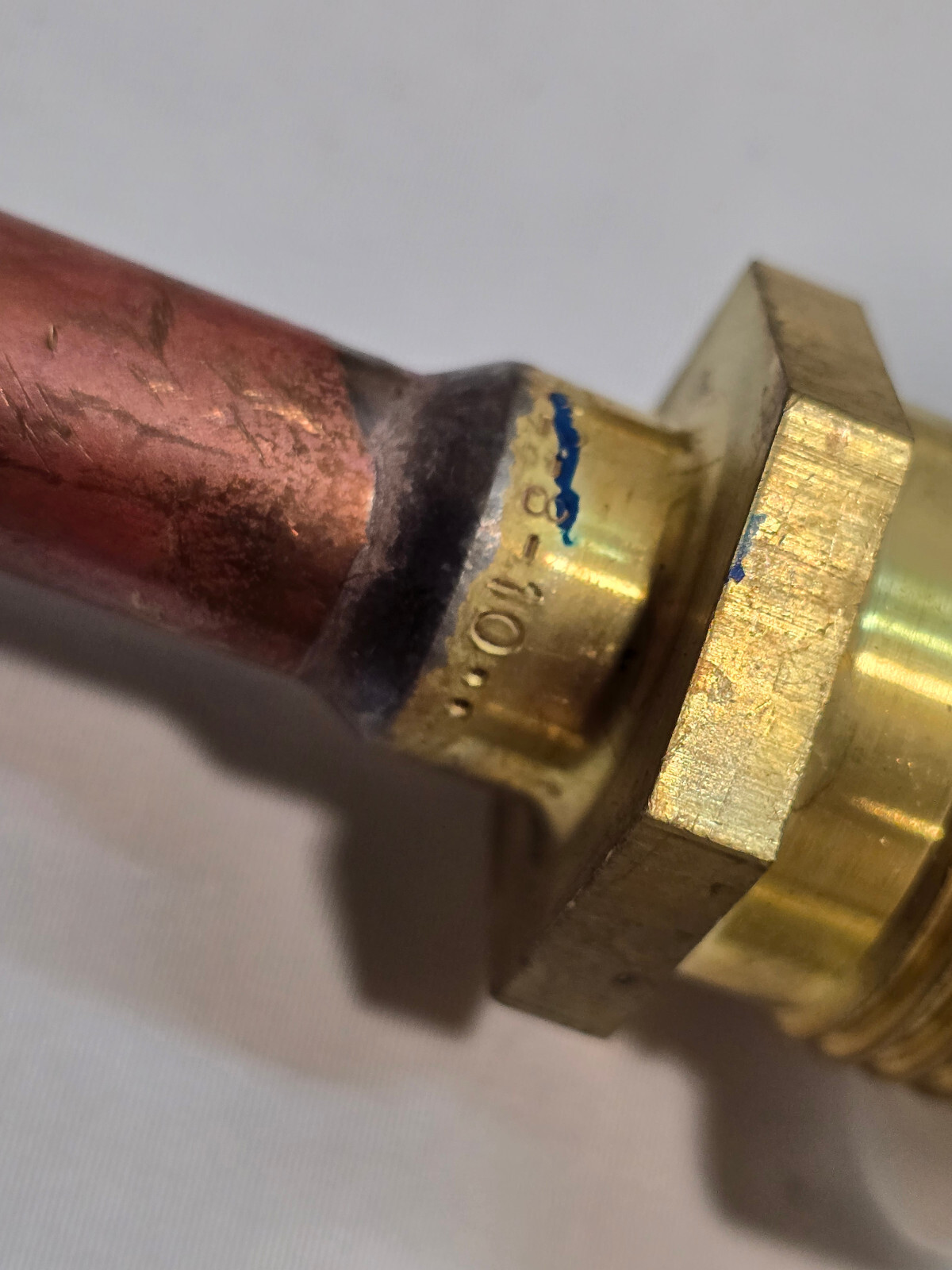 Lot 13x Parker Legris Quick Connect Stub Tubes Brass Copper HVAC Service Tools