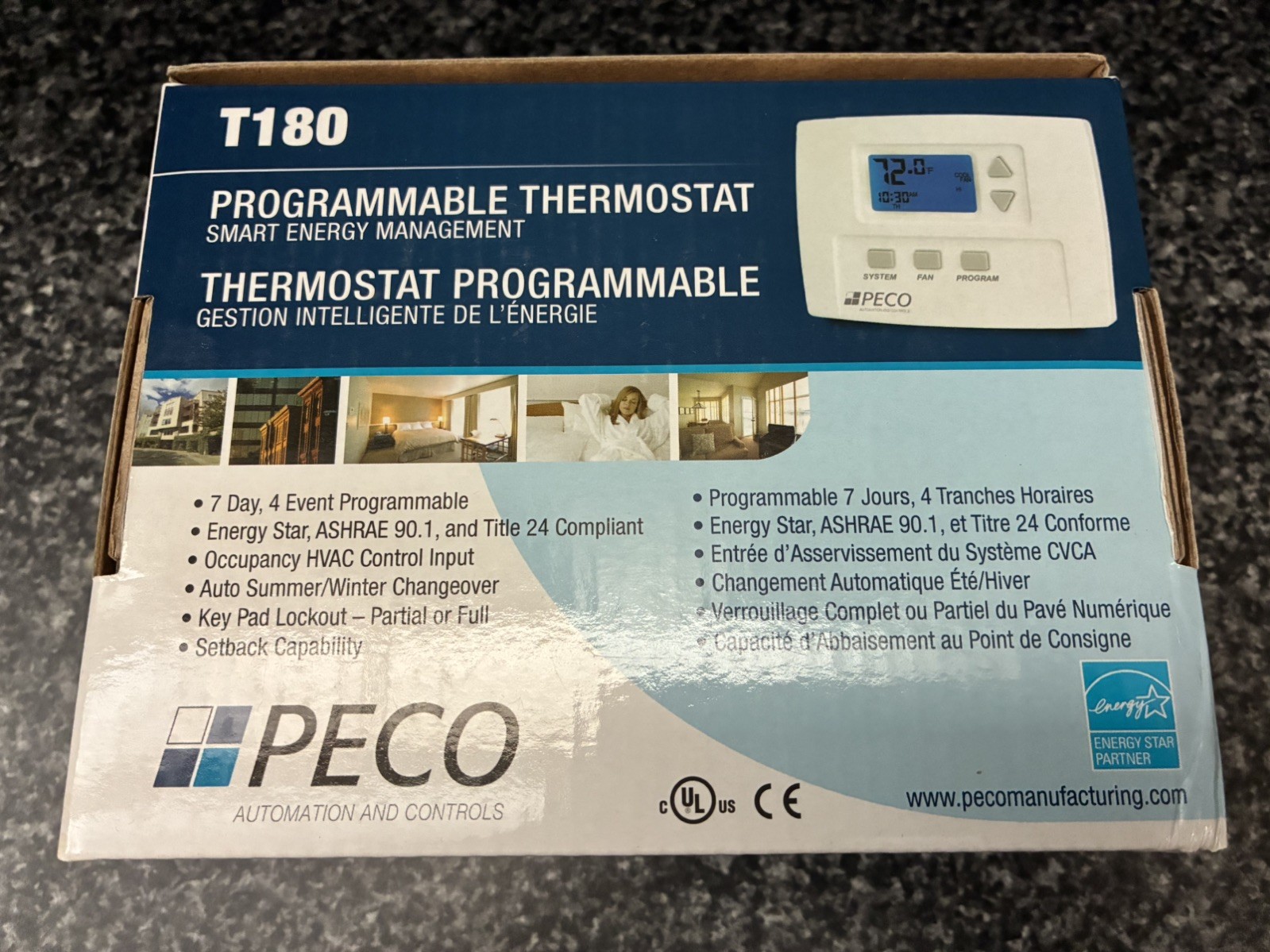 PECO T180 Programmable Thermostat
