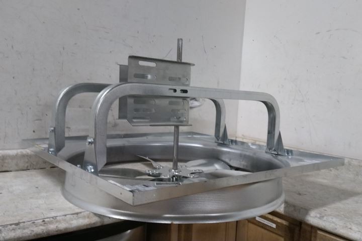 Dayton 1WDC1 1/4 to 1 HP 621-968 RPM 30 In Blade Dia Exhaust Fan without Motor