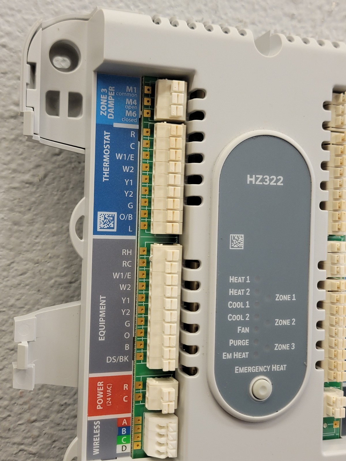 Honeywell Truezone HZ322 3 Zone Control Panel