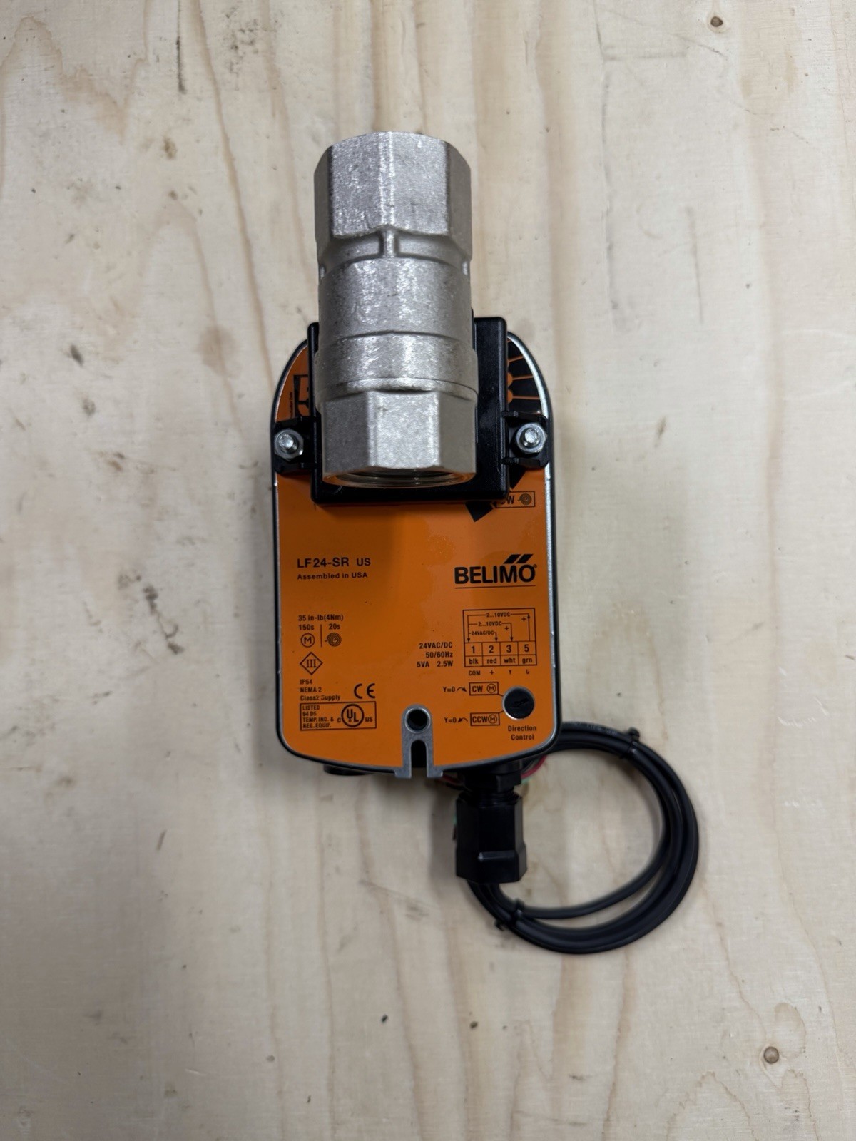 Belimo LF24-SR US B223 1” 24 VAC/DC HVAC Damper Actuator MPN LF24-SR US