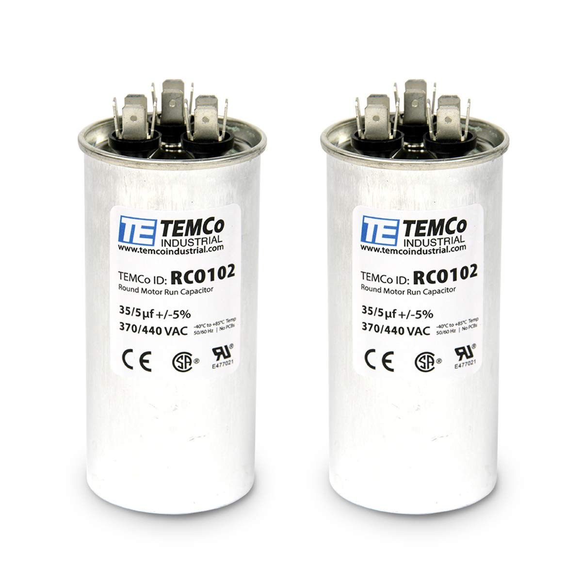 TEMCo Dual Run Capacitor 35+5uF 370/440V