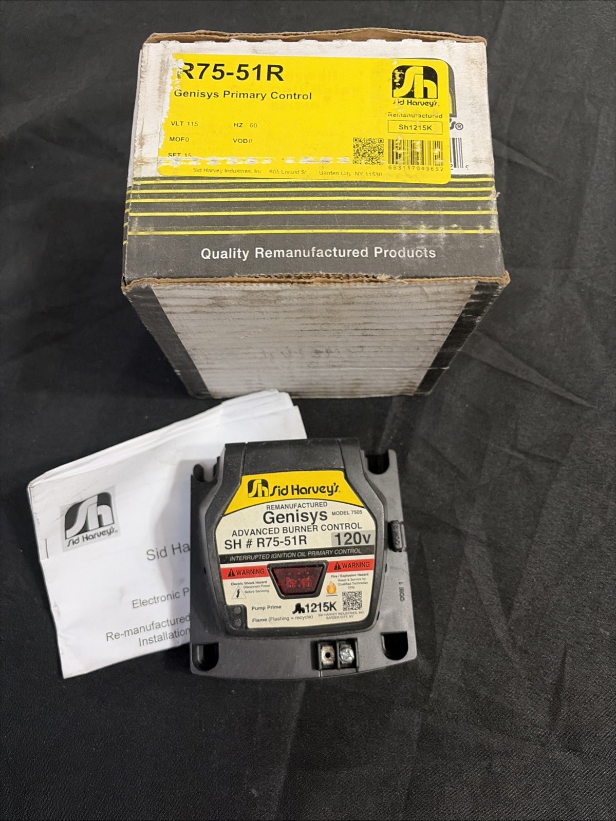 GeniSys Advanced Oil Burner Control SH # R75-51R For Beckett