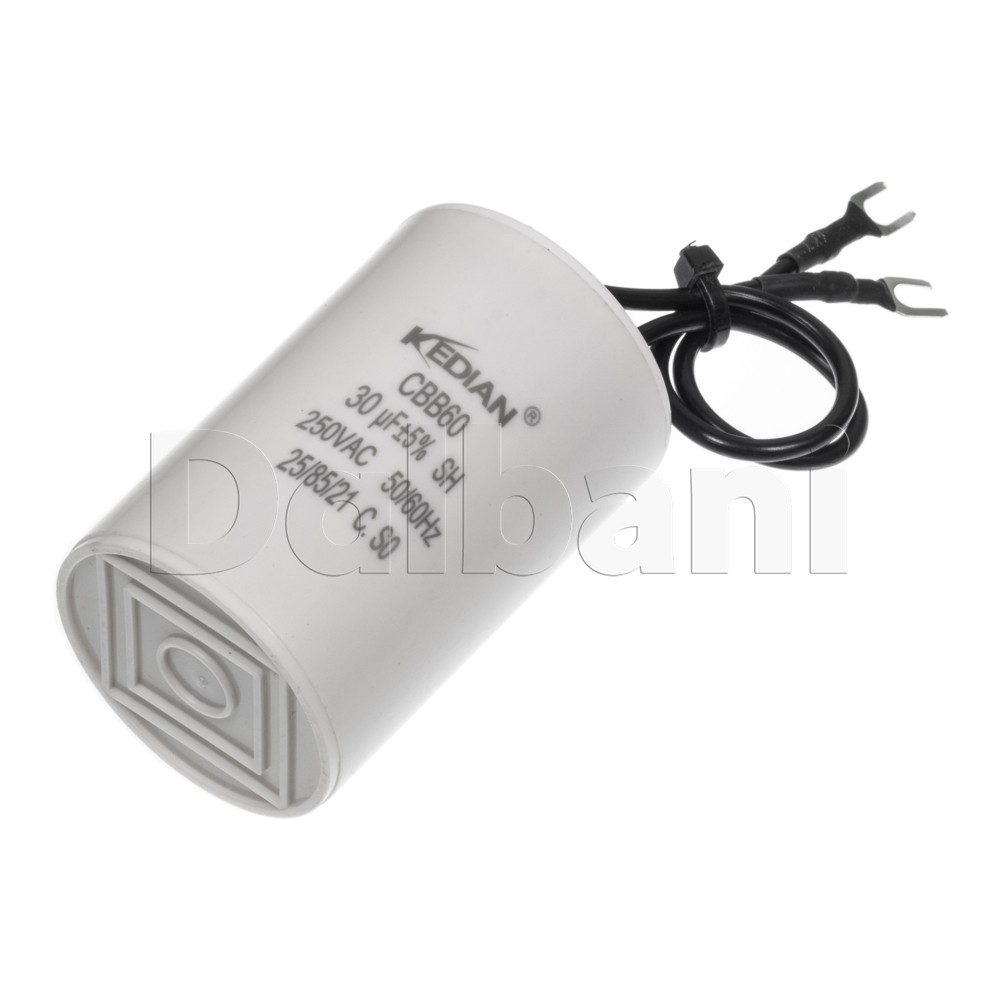 New 30UF 250VAC Wire Motor Run Capacitor CBB60 HVAC 30MFD 25/85/21 30X60 250V
