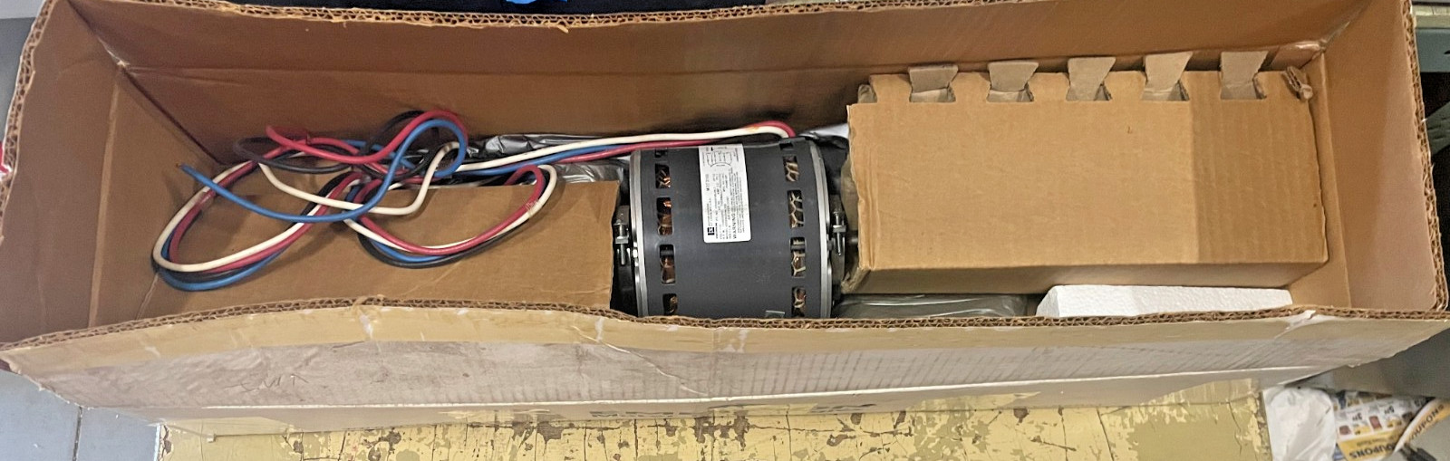 Emerson Motor Division MOT 2193 115VAC Heating and Air Conditioning Motor, 1/3HP