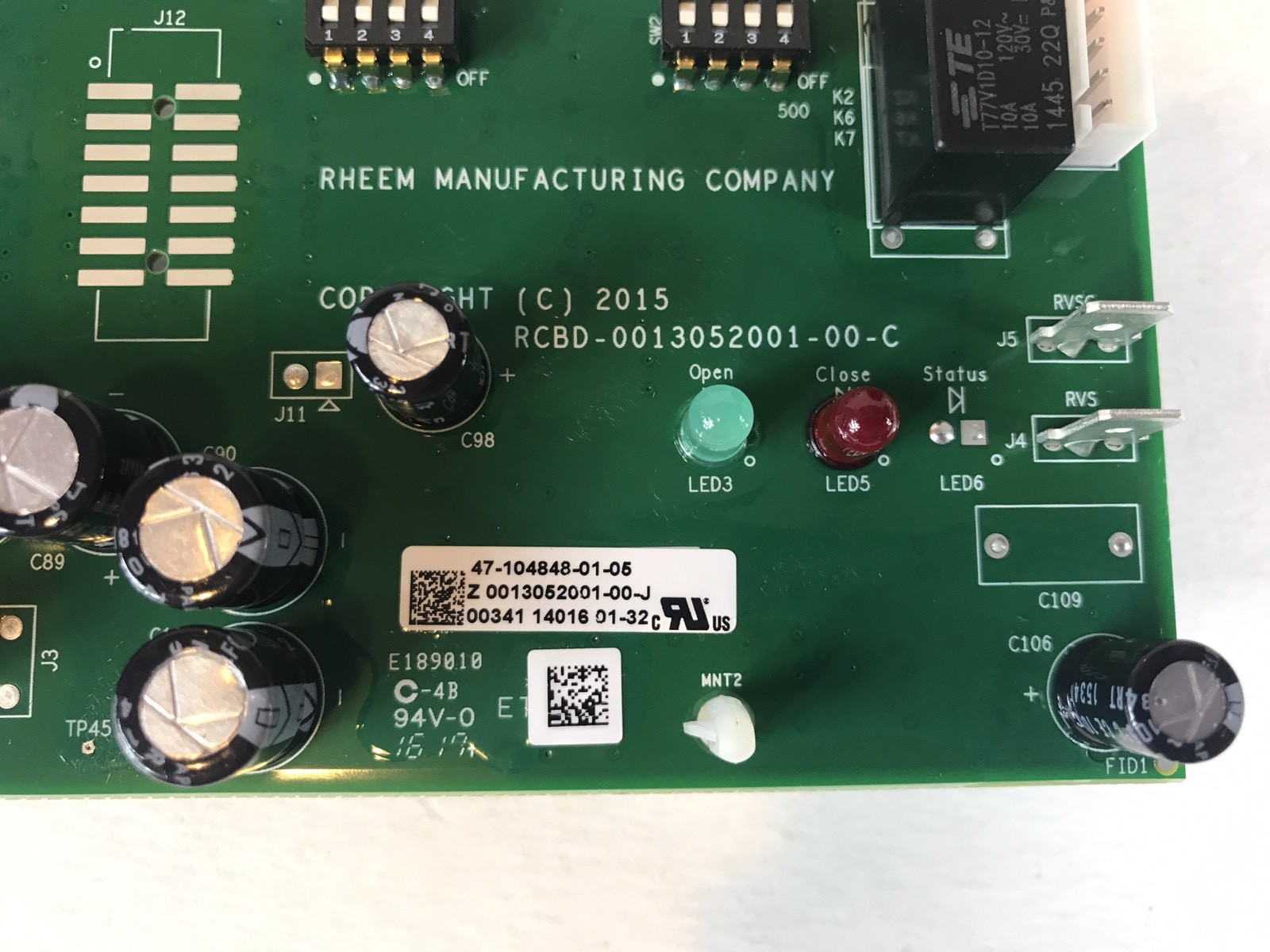 NEW GENUINE OEM RHEEM 47-104848-01 VARIABLE SPEED CONTROL BOARD for RA20, RP17