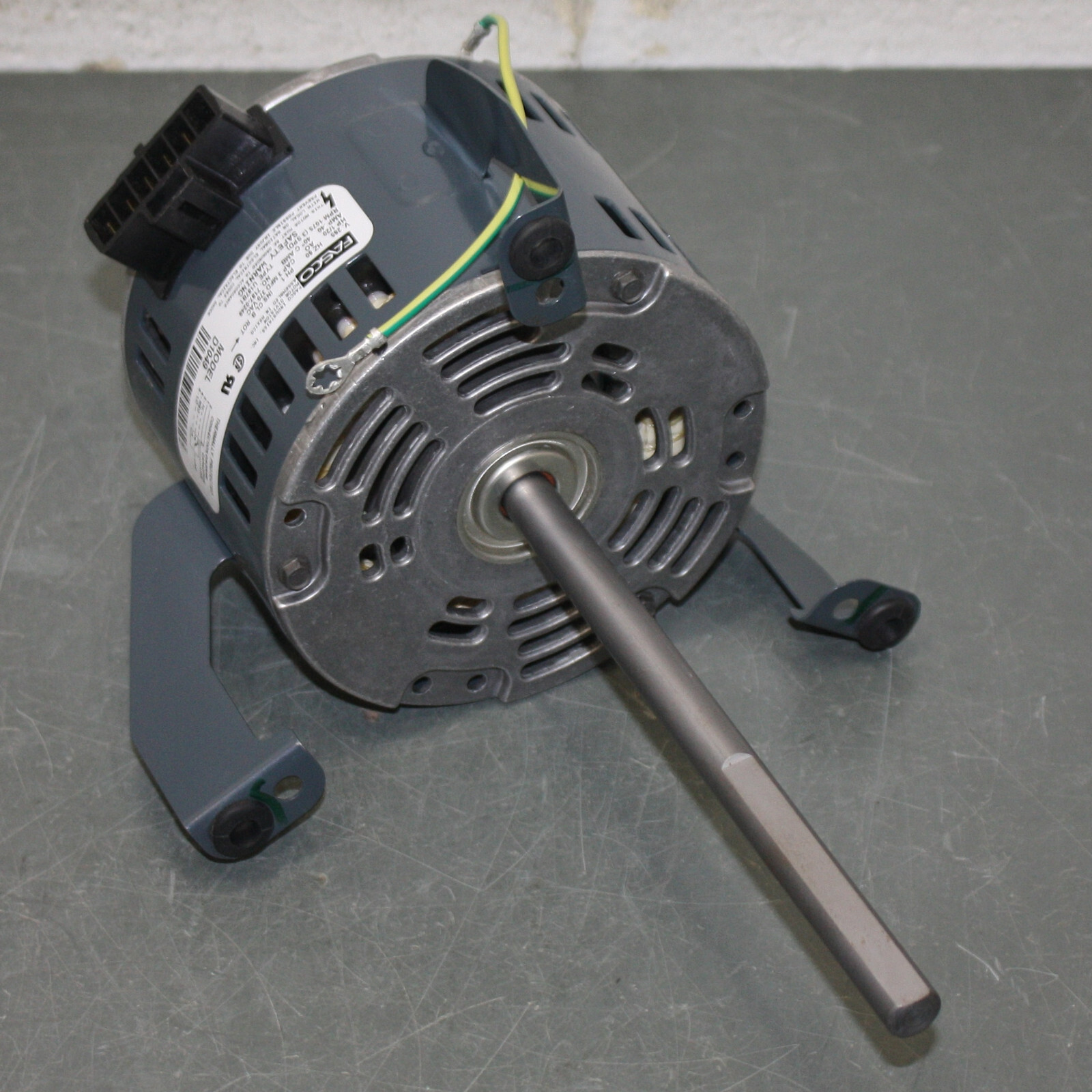 Fasco Condenser Fan Motor D1049, 265V AC, 1/20 HP, 1075 RPM, 42 Frame, 1 PH