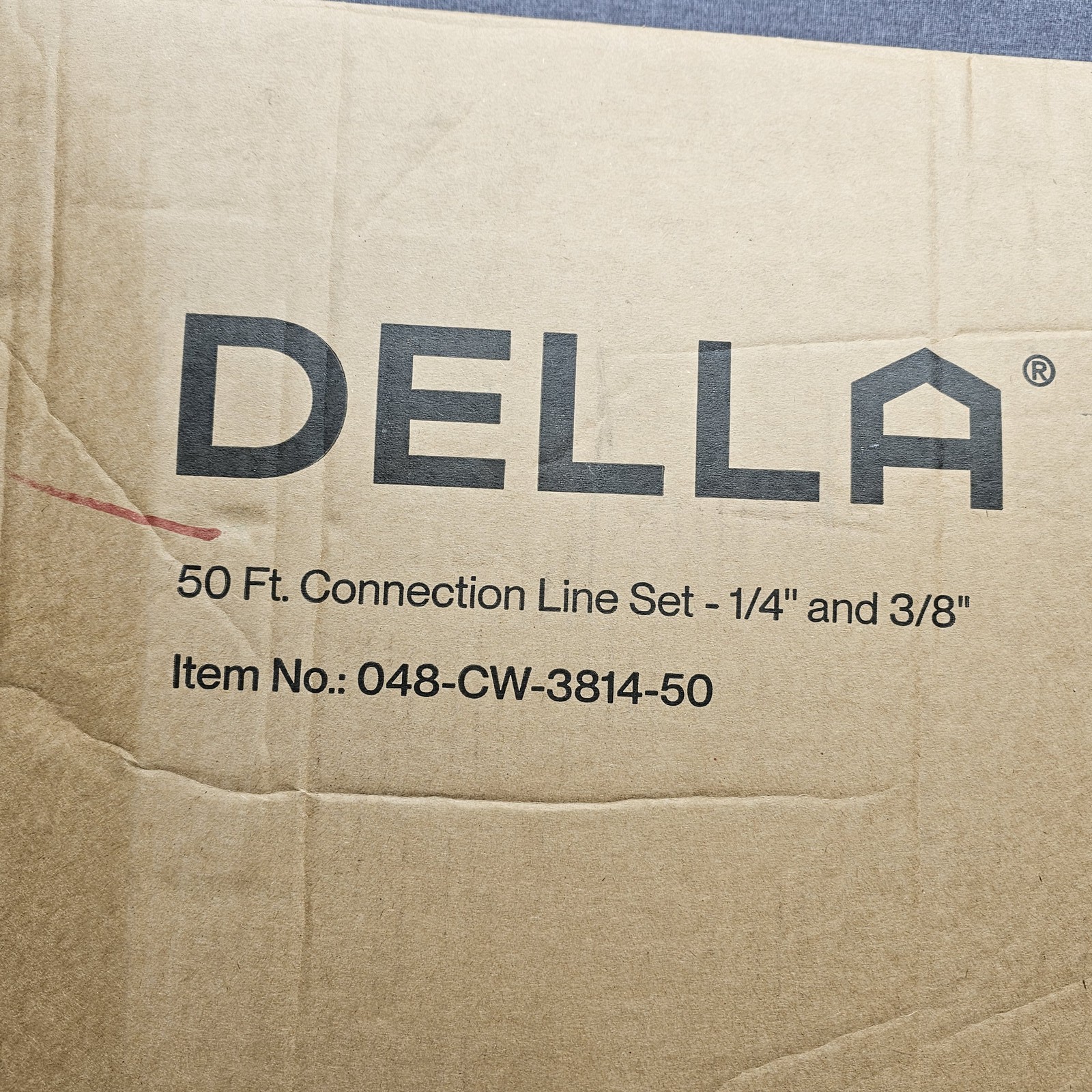DELLA 50 Ft. Refrigerant Line Set 1/4″ & 3/8″ for Mini-Split AC HVAC Systems
