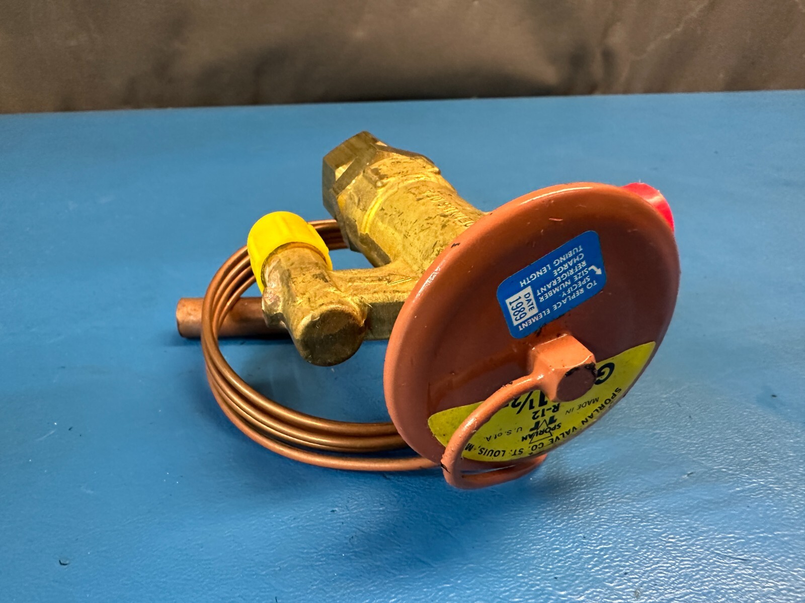 Sporlan 5′ Tubing Refrigerant-12 Thermostatic Expansion Valve GFE-1 1/2-C