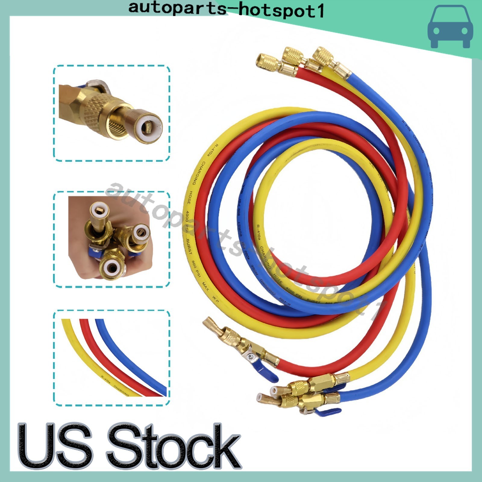 NEW For 29986 Plus II 1/4″ Hose with Compact Ball Valve, 72″ US STOCK
