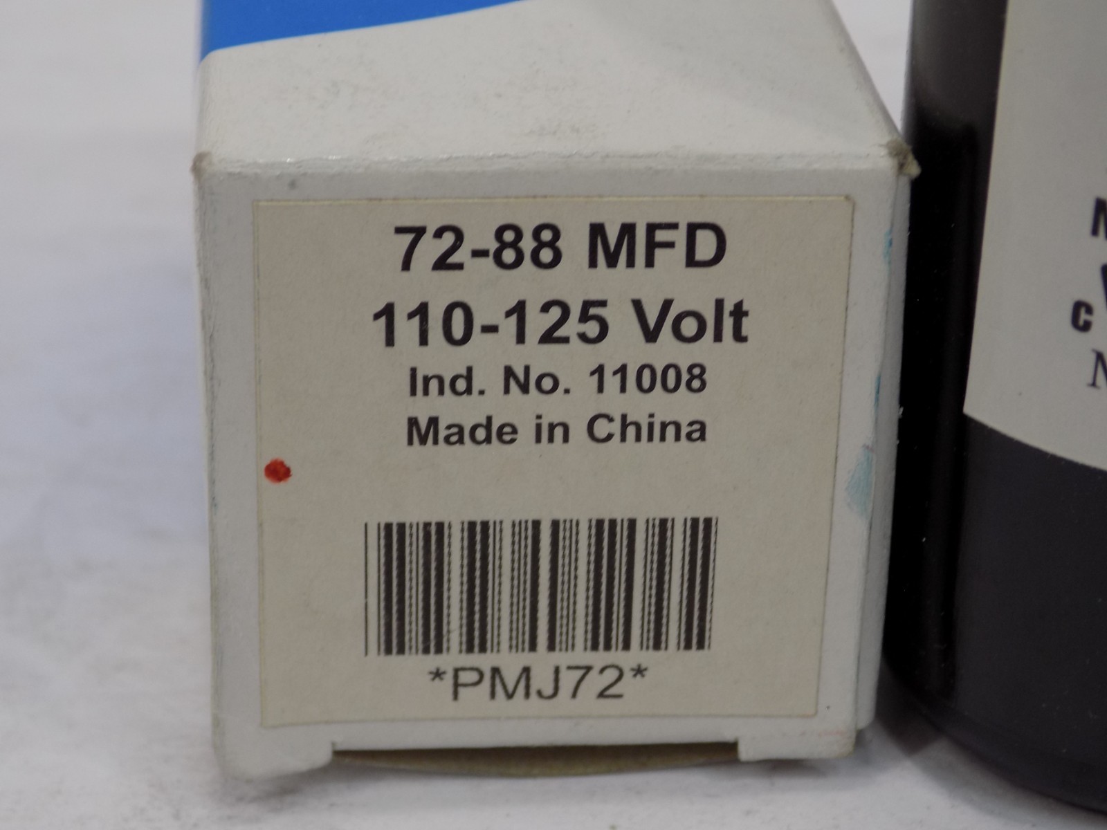 Packard PMJ72 Motor Start Capacitor 72–88 MFD 110–125V HVAC Electric Motor