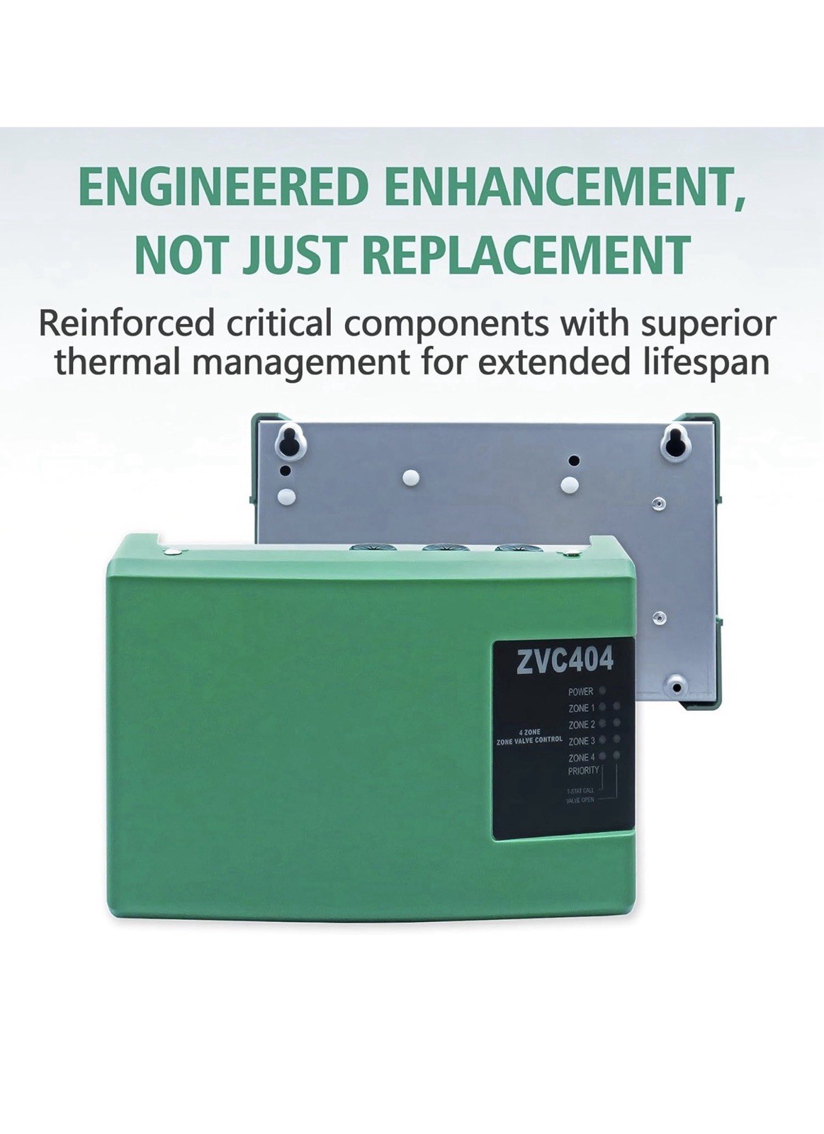 Zone Valve Control ZVC404 for Taco ZVC404-4 Hydronic Boiler Systems 12.9×8.7in
