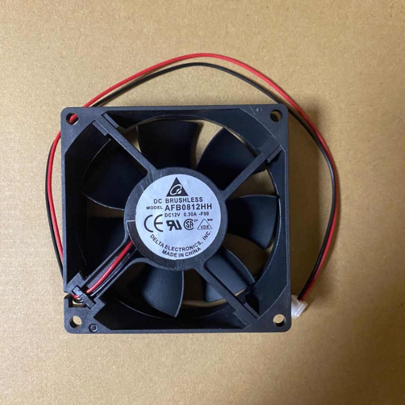 1X for DC 12V 0.30A 8CM 2pin -F00 cooling fan AFB0812HH BRUSHLESS 8025