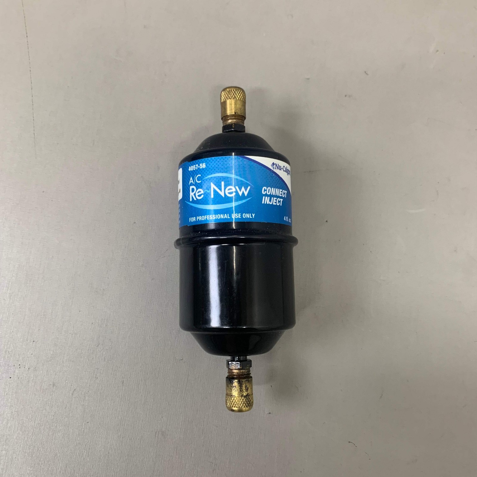 NU-CALGON A/C Re-New Connect Inject 4 FL OZ Black/Blue 4057-56