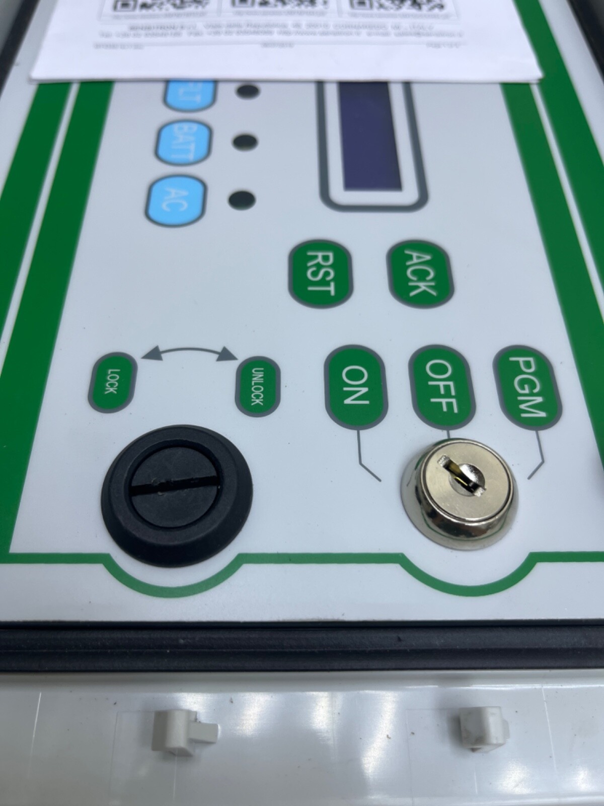 Sensitron stpl4+ gas control panel IP65