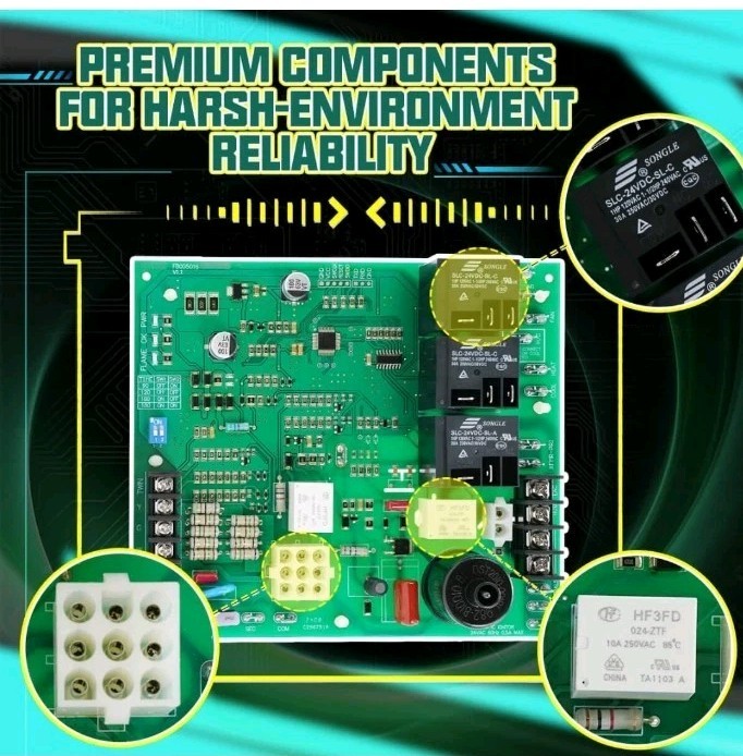 ICM292 Gas Furnace Control Board Rheem Ruud 62-24140-04 / 62-24140-02 / 62-24140