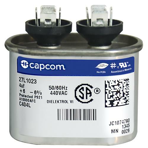 Capcom Capacitor Oval 4 uf MFD 440 Fits GE Genteq 97F5337BX