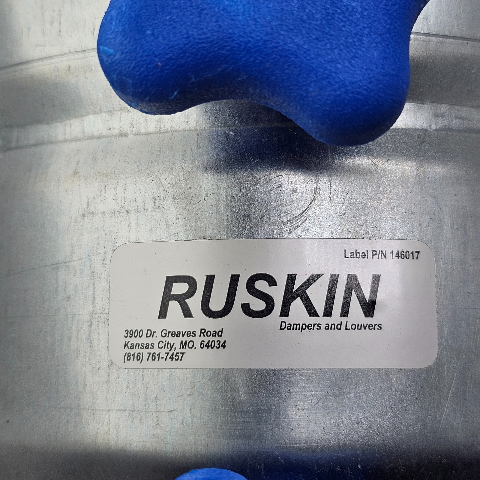Ruskin Damper & Louver 146017: 10x6x6 Duct Access Door Round Duct Access Door
