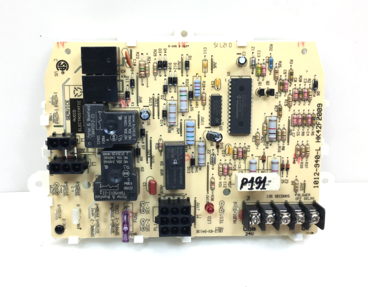 Carrier Bryant 1012-940-L Furnace Control Circuit Board HK42FZ009 used #P191**