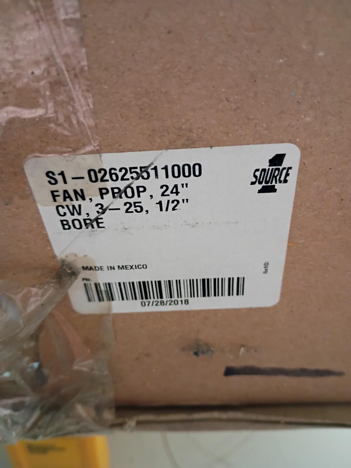 YORK condenser Fan Blade, Source 1, S1-02625511000