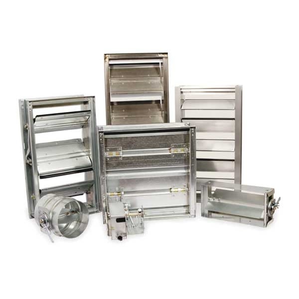 Dayton 2Lry7 Volume Control Damper, 11-3/4″W, 11-3/4″H