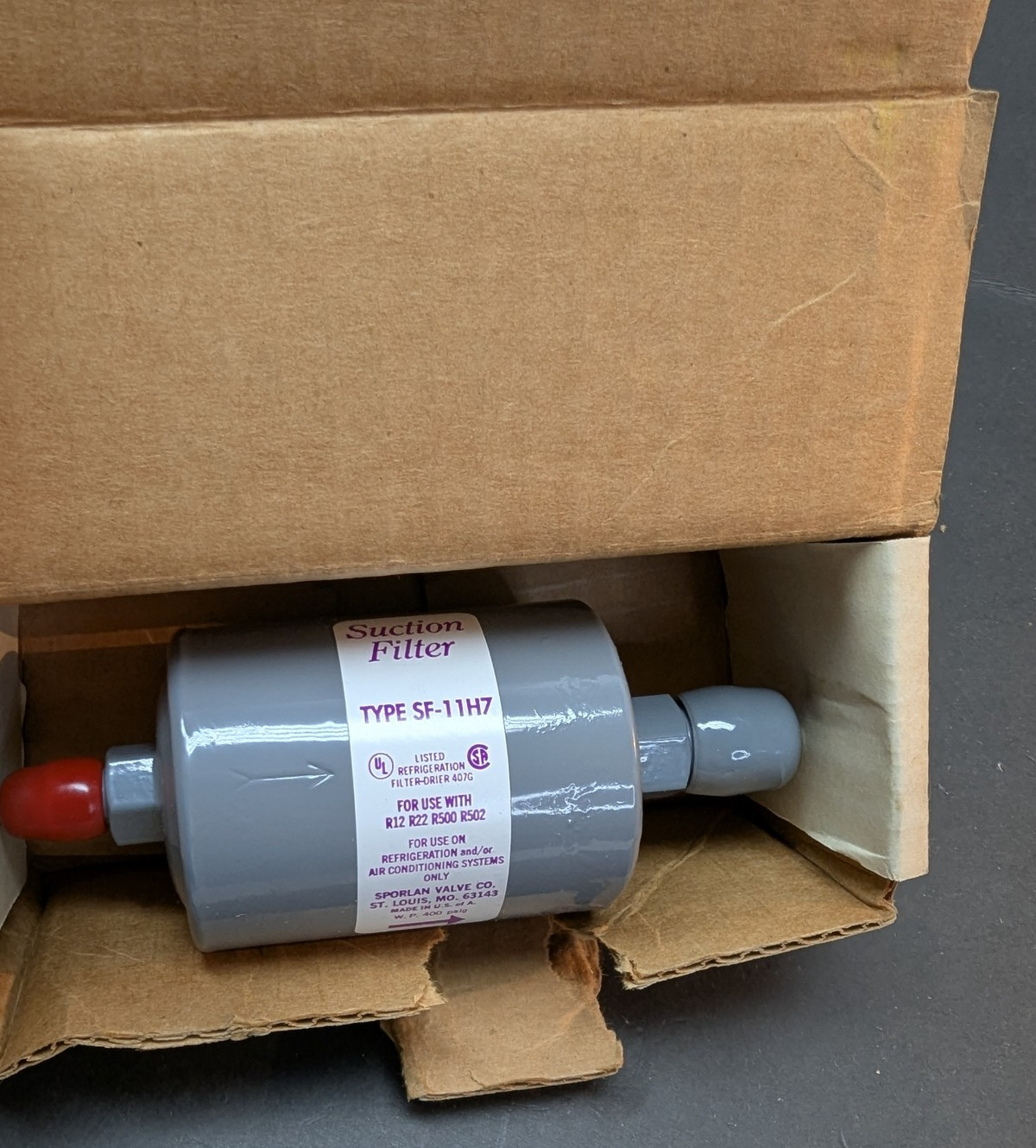Robinair 17630 Replacement Inlet Filter Type SF-11H7 Ref and Aircon Only NOS Box