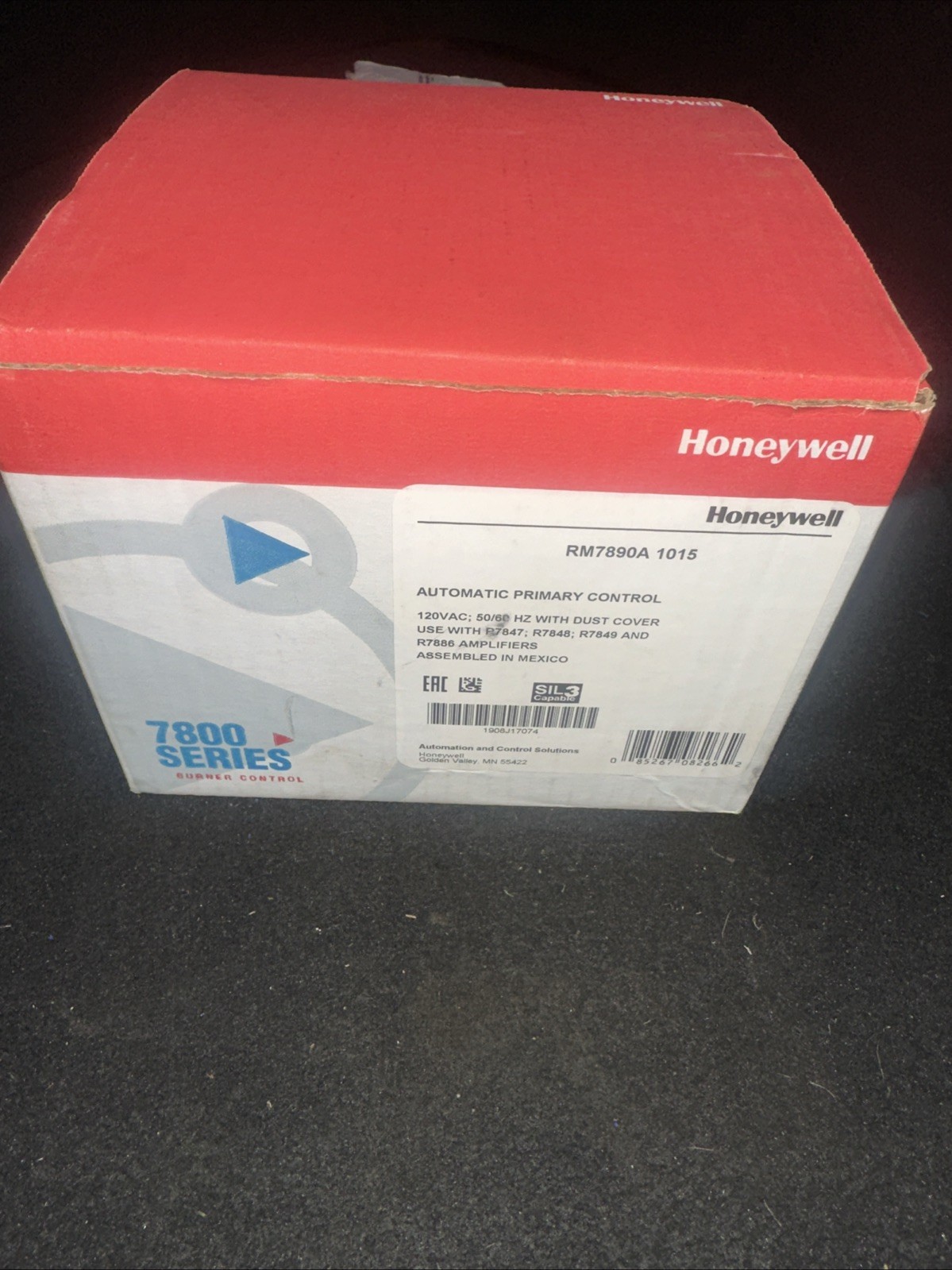 Honeywell RM7890A1015 On-Off Primary Burner Control (st1016)