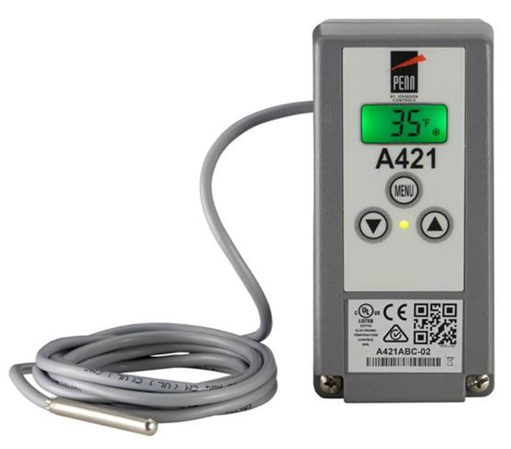 Johnson Controls A421ABG-02C Electronic Temperature Control, NEMA 1, IP20
