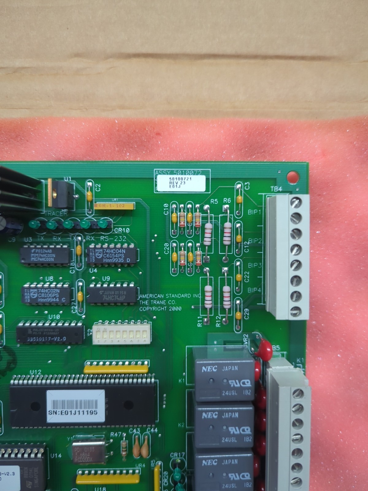 Trane Tracer PCM Programmable Control Module 50100721 HVAC Board New Open Box