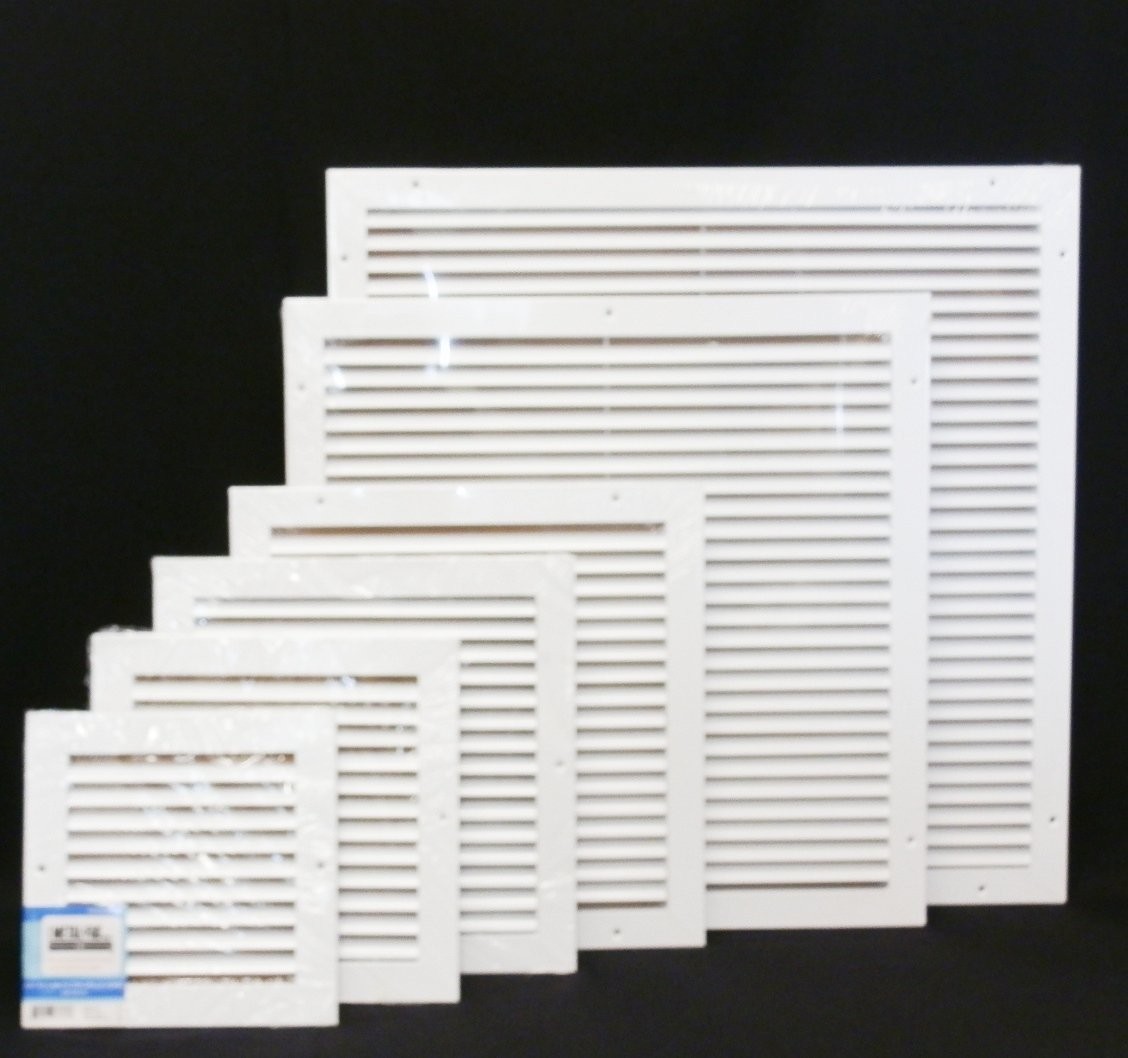 HVAC Premium 12″x10″ Aluminum Return Grille – Linear Bar – Optimal Airflow
