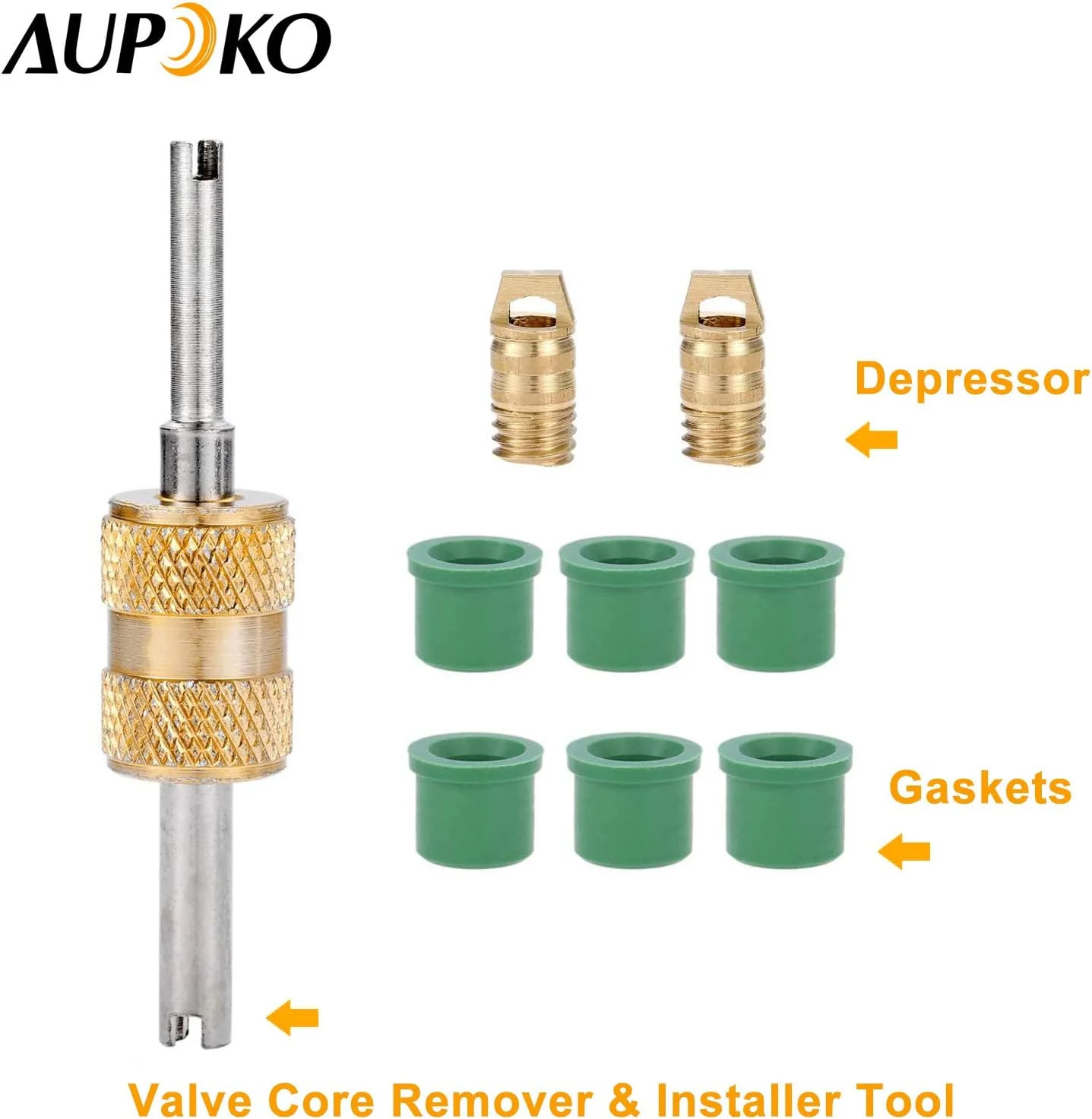 Aupoko AC Refrigerant Charging Hose with Ball Valve, 3-Color 60″ R410A HVAC Hose