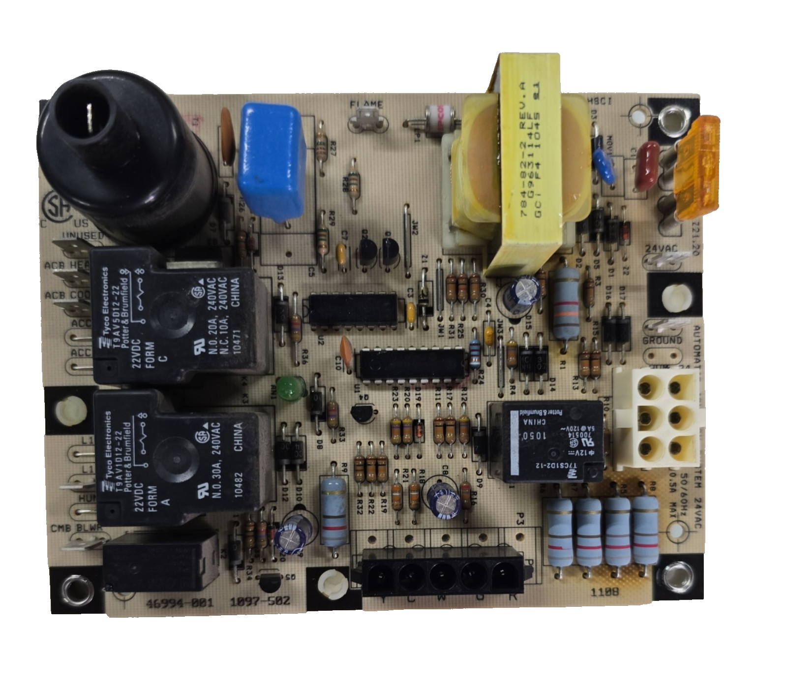 90-DAY WARRANTY 1097-502 Furnace Control Board 46994-001 1097-83-503A