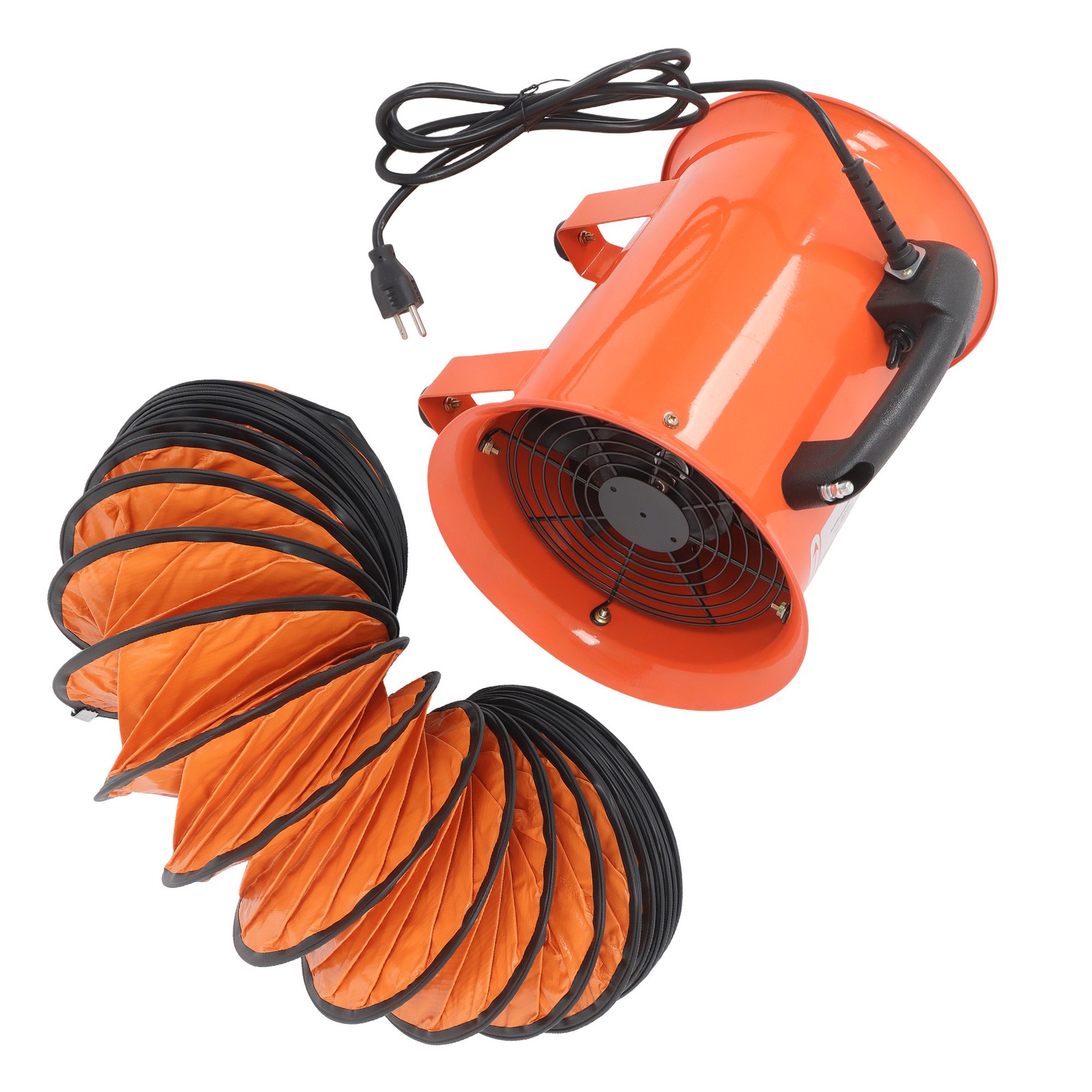 8Inch Portable Extractor Fan Blower 900CFM 3450RPM 16.4FT Duct Hose Ventilator