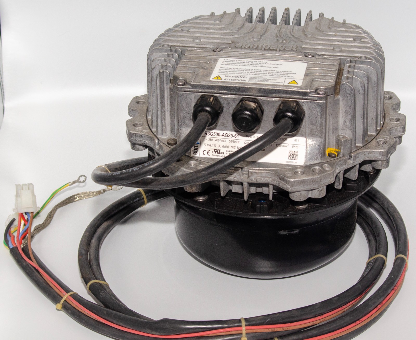ebm-papst 3 phase 400watt 1700 min-1 Centrifugal Blower Fan Motor (M3G150-FF)