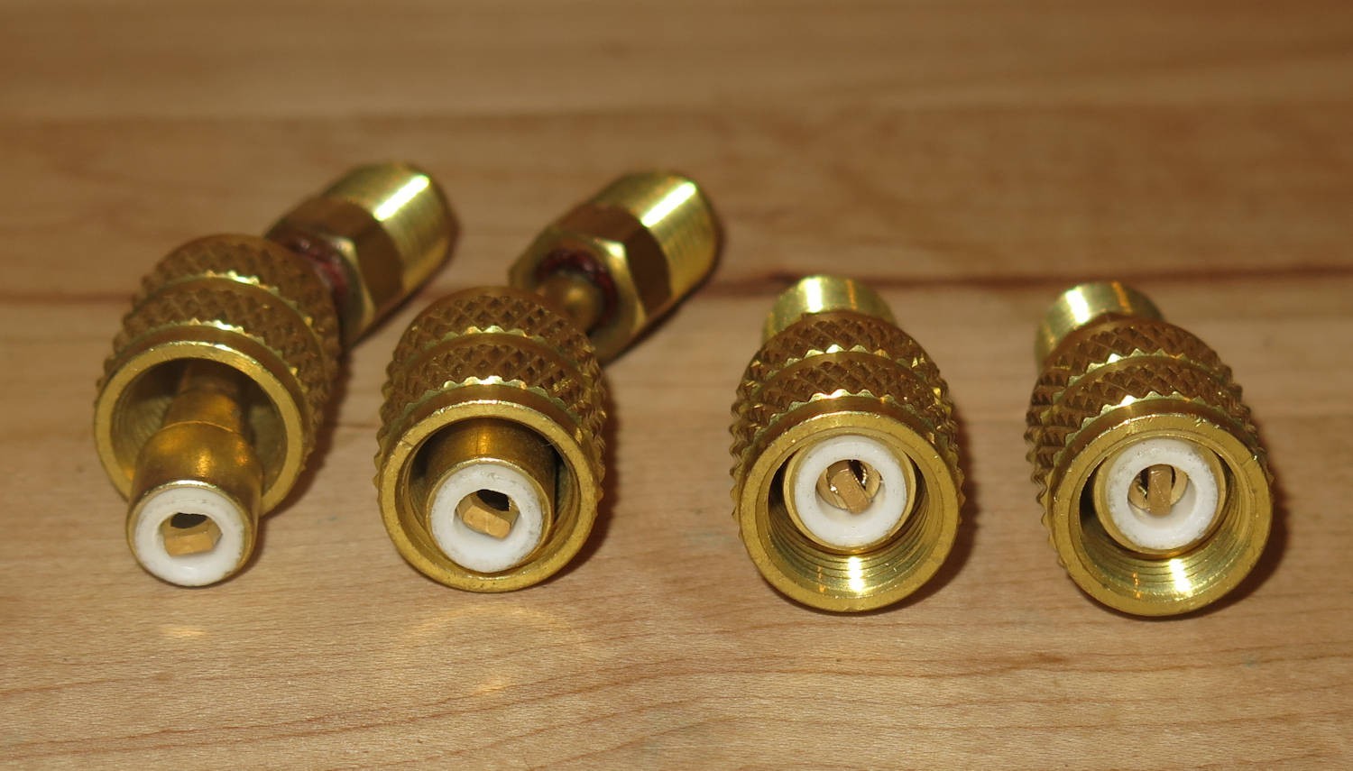 R410a Brass 30-Degree Angled & Straight Adapters for HVAC